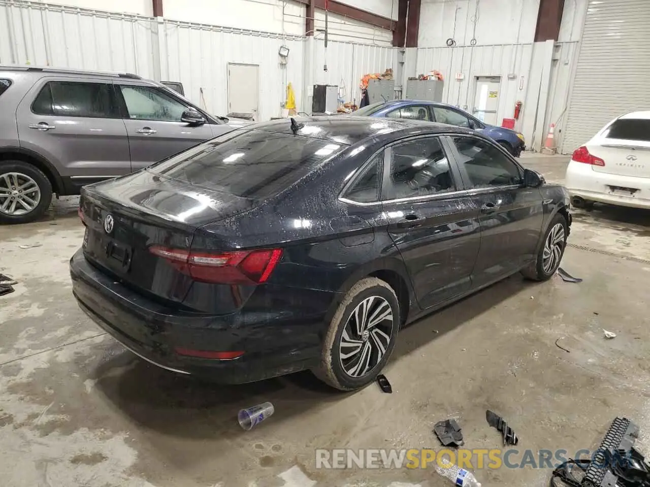3 fotografías del automóvil dañado 3VWE57BU2MM044890 VOLKSWAGEN JETTA 2021