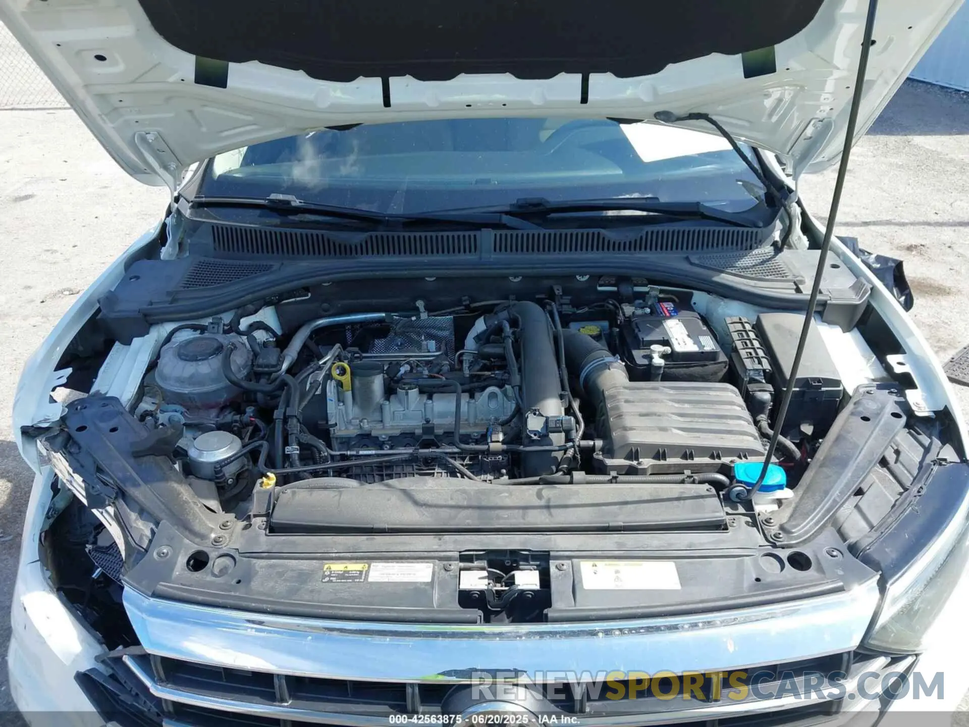10 fotografías del automóvil dañado 3VWE57BU2MM047028 VOLKSWAGEN JETTA 2021