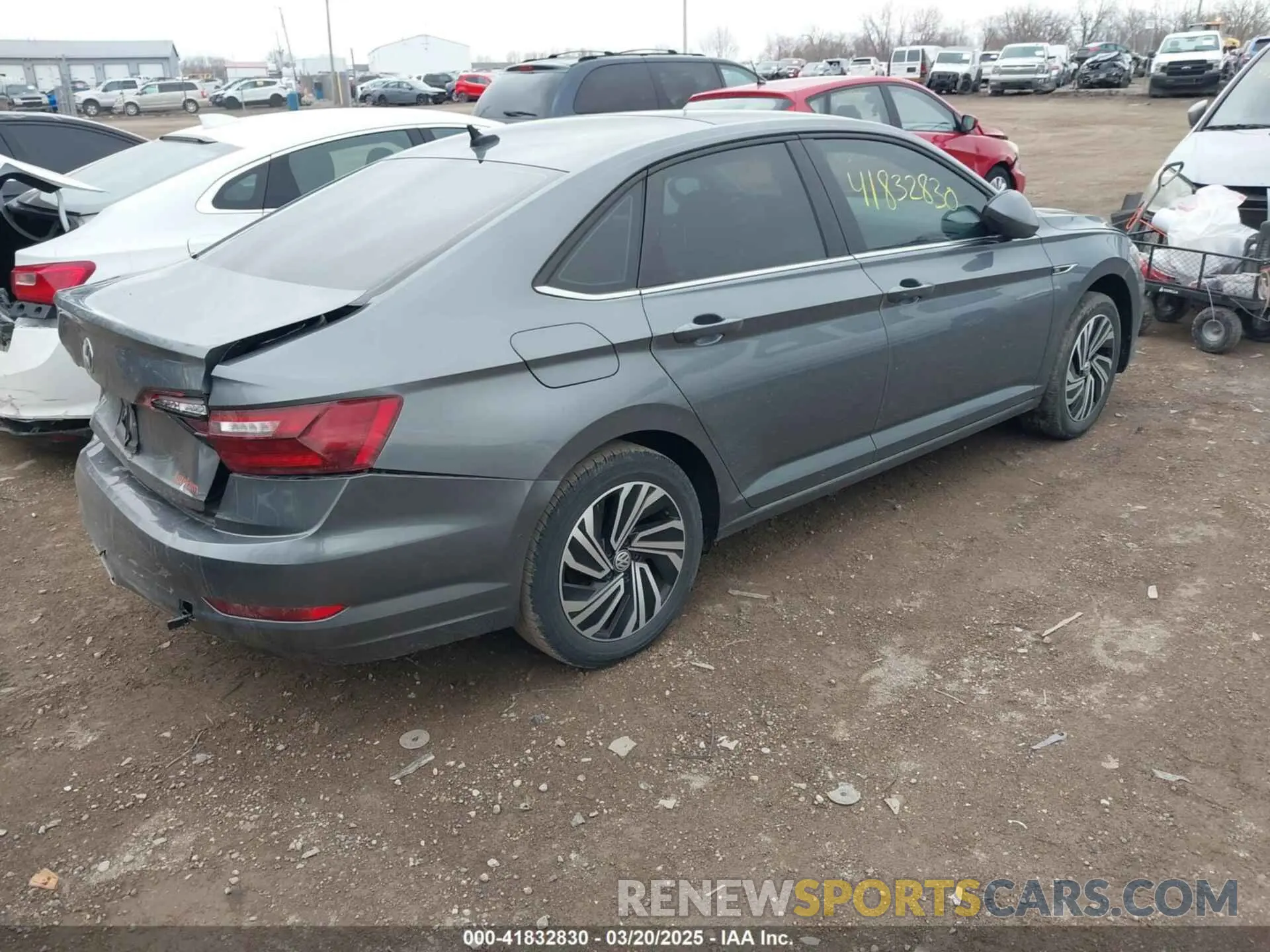 4 fotografías del automóvil dañado 3VWE57BU5MM086681 VOLKSWAGEN JETTA 2021