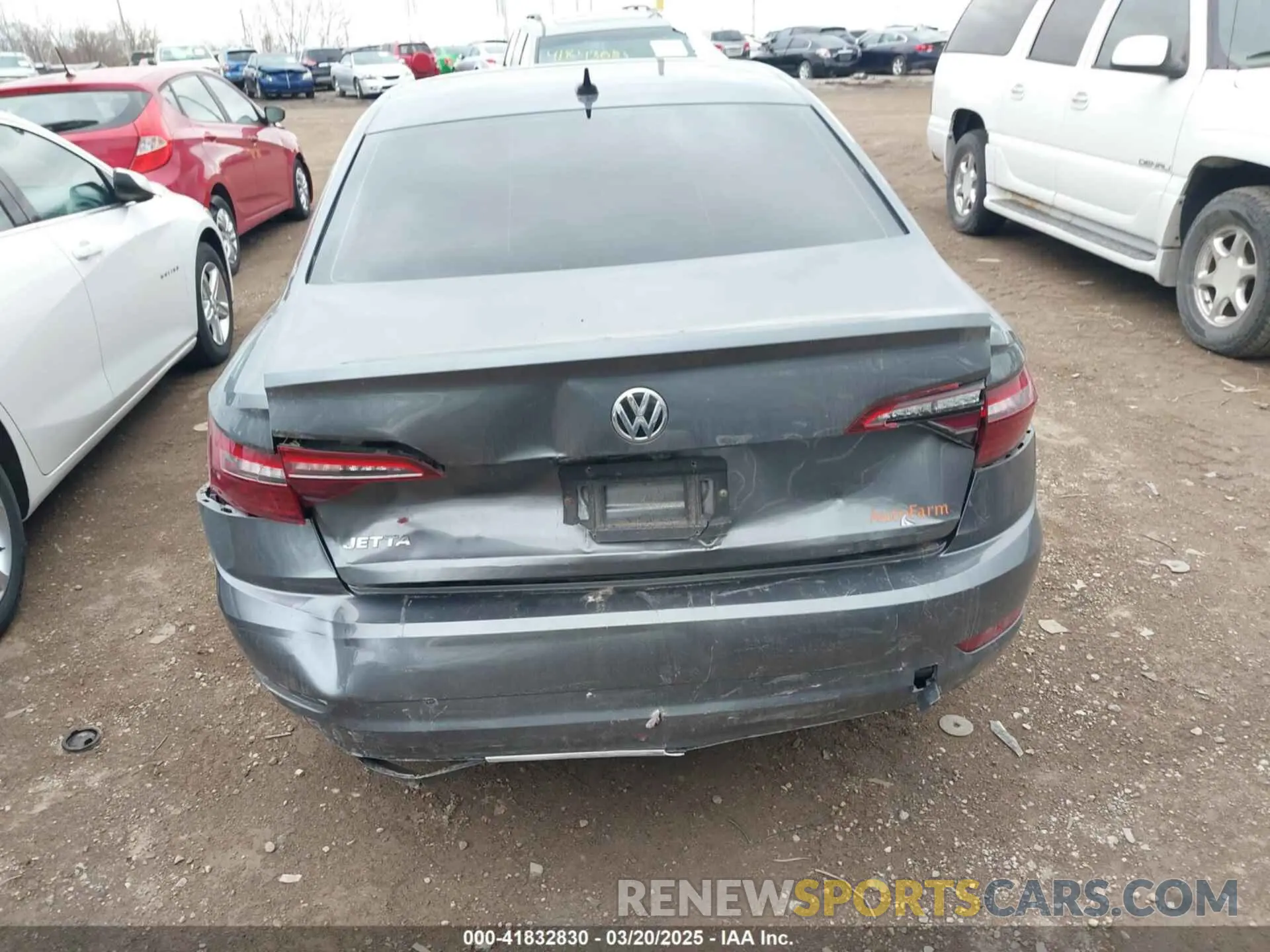6 fotografías del automóvil dañado 3VWE57BU5MM086681 VOLKSWAGEN JETTA 2021
