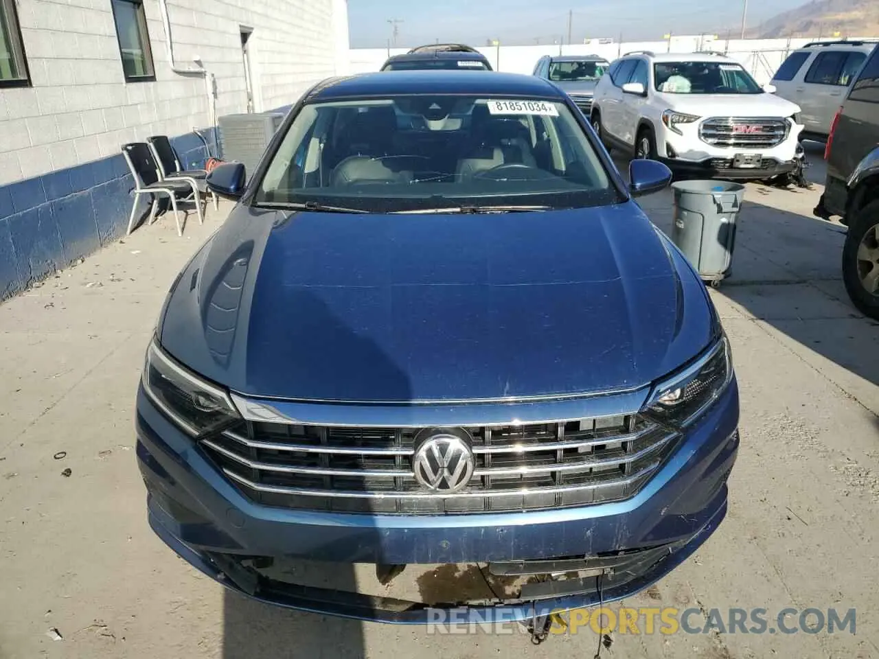 5 fotografías del automóvil dañado 3VWE57BU6MM003744 VOLKSWAGEN JETTA 2021
