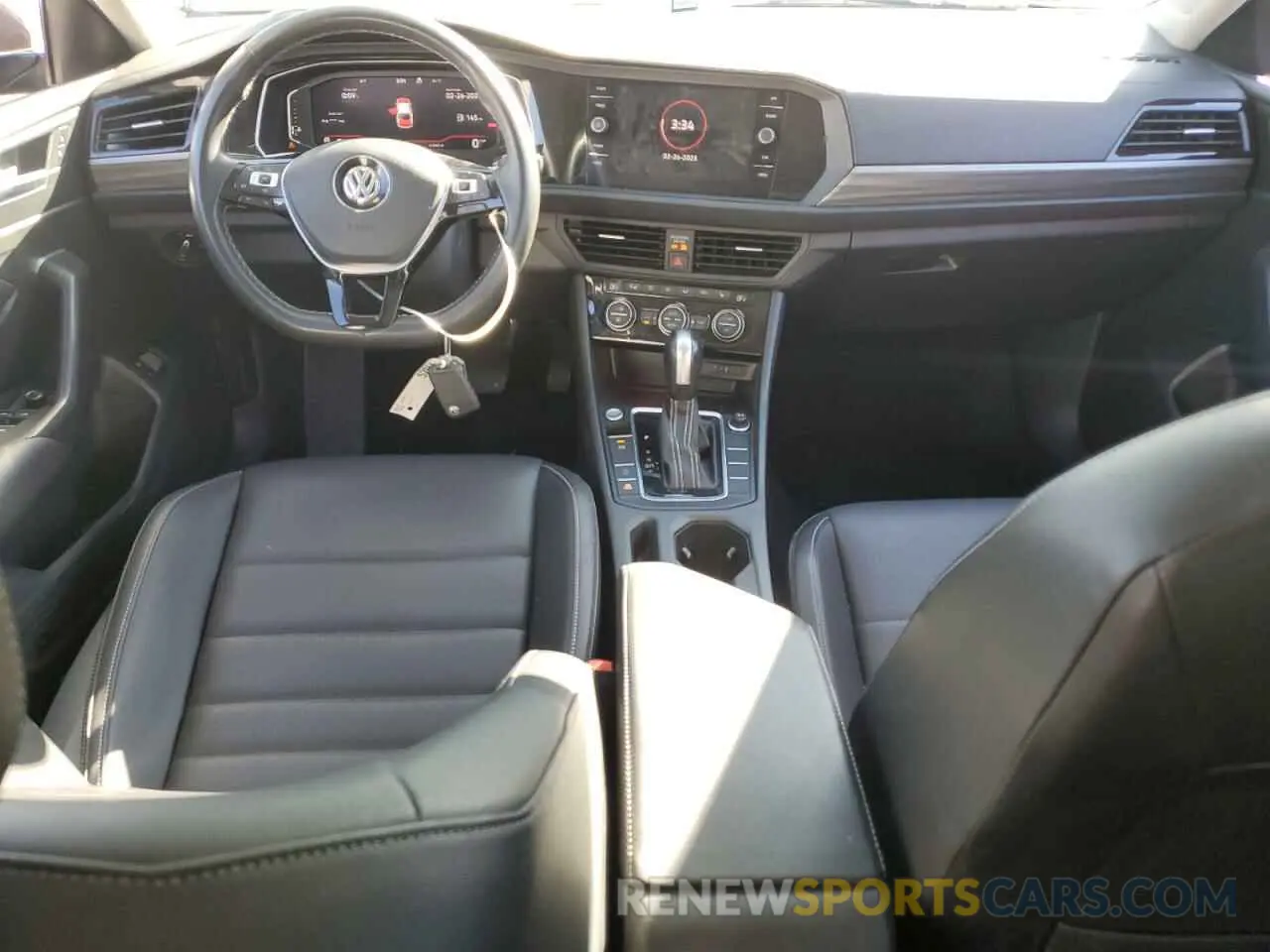 8 fotografías del automóvil dañado 3VWE57BU6MM094367 VOLKSWAGEN JETTA 2021
