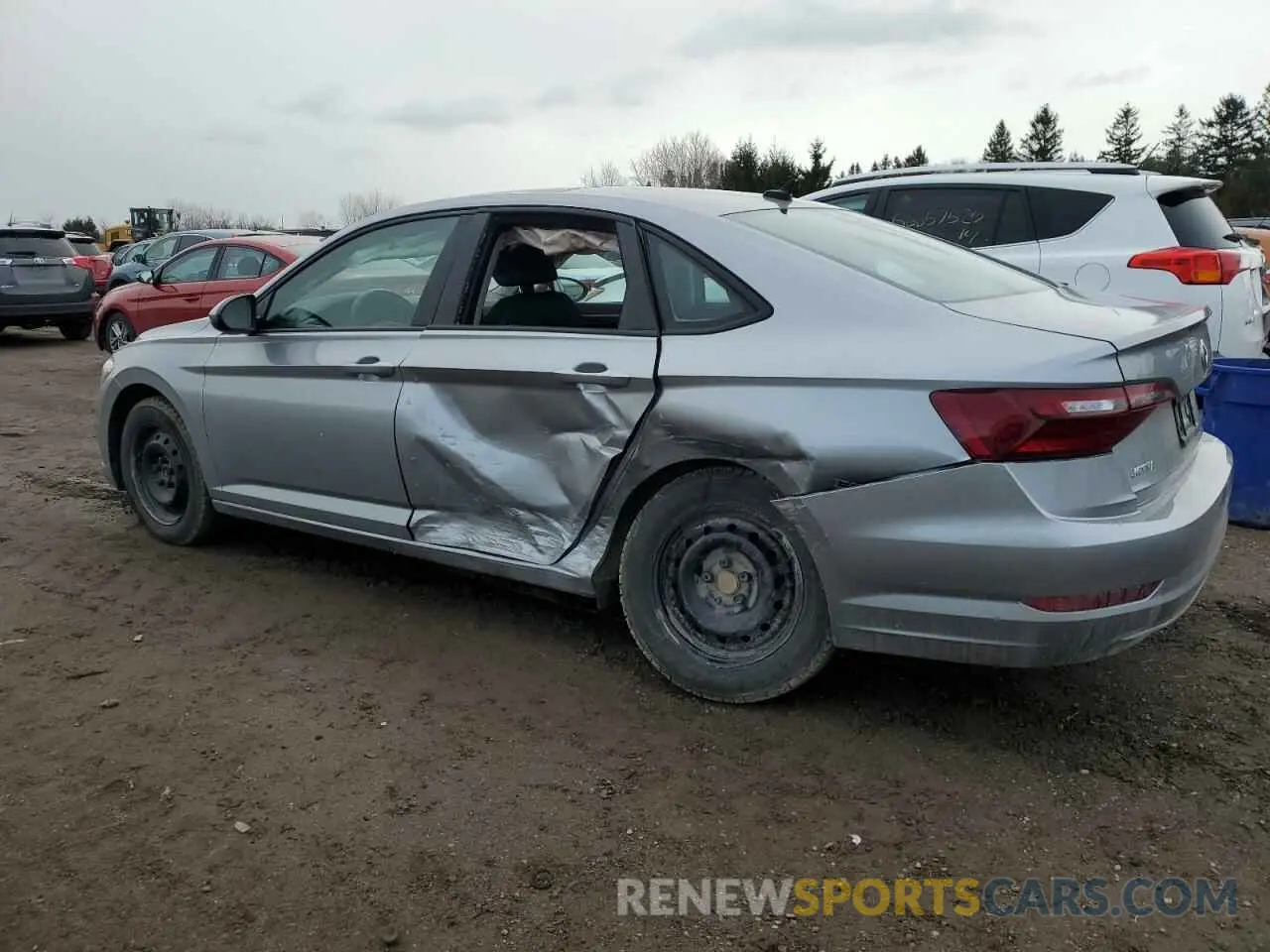2 fotografías del automóvil dañado 3VWE57BU7MM028006 VOLKSWAGEN JETTA 2021