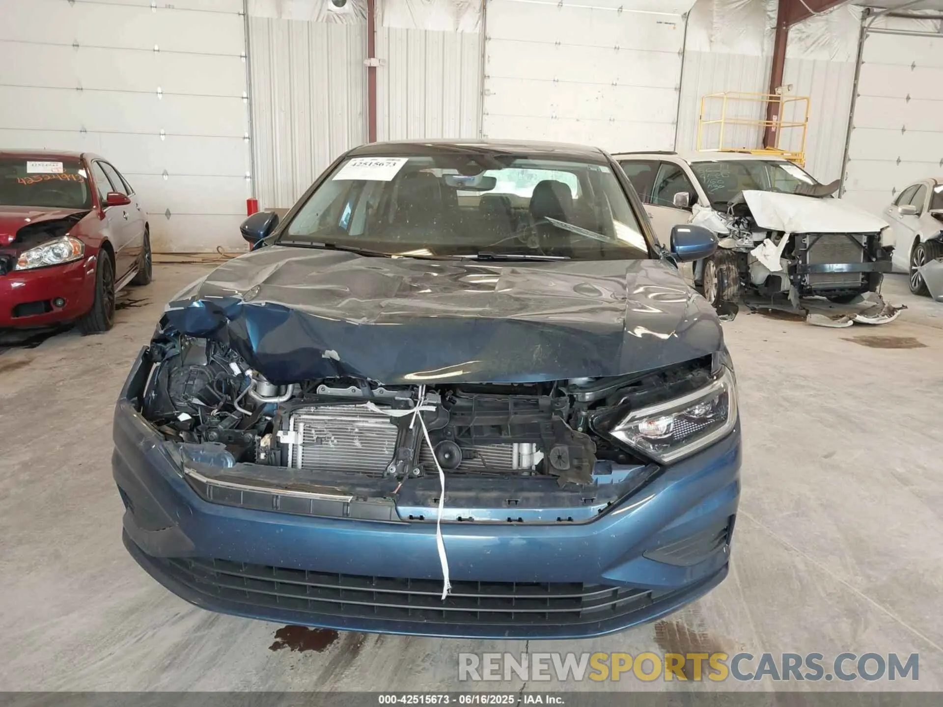 12 fotografías del automóvil dañado 3VWE57BU8MM031982 VOLKSWAGEN JETTA 2021