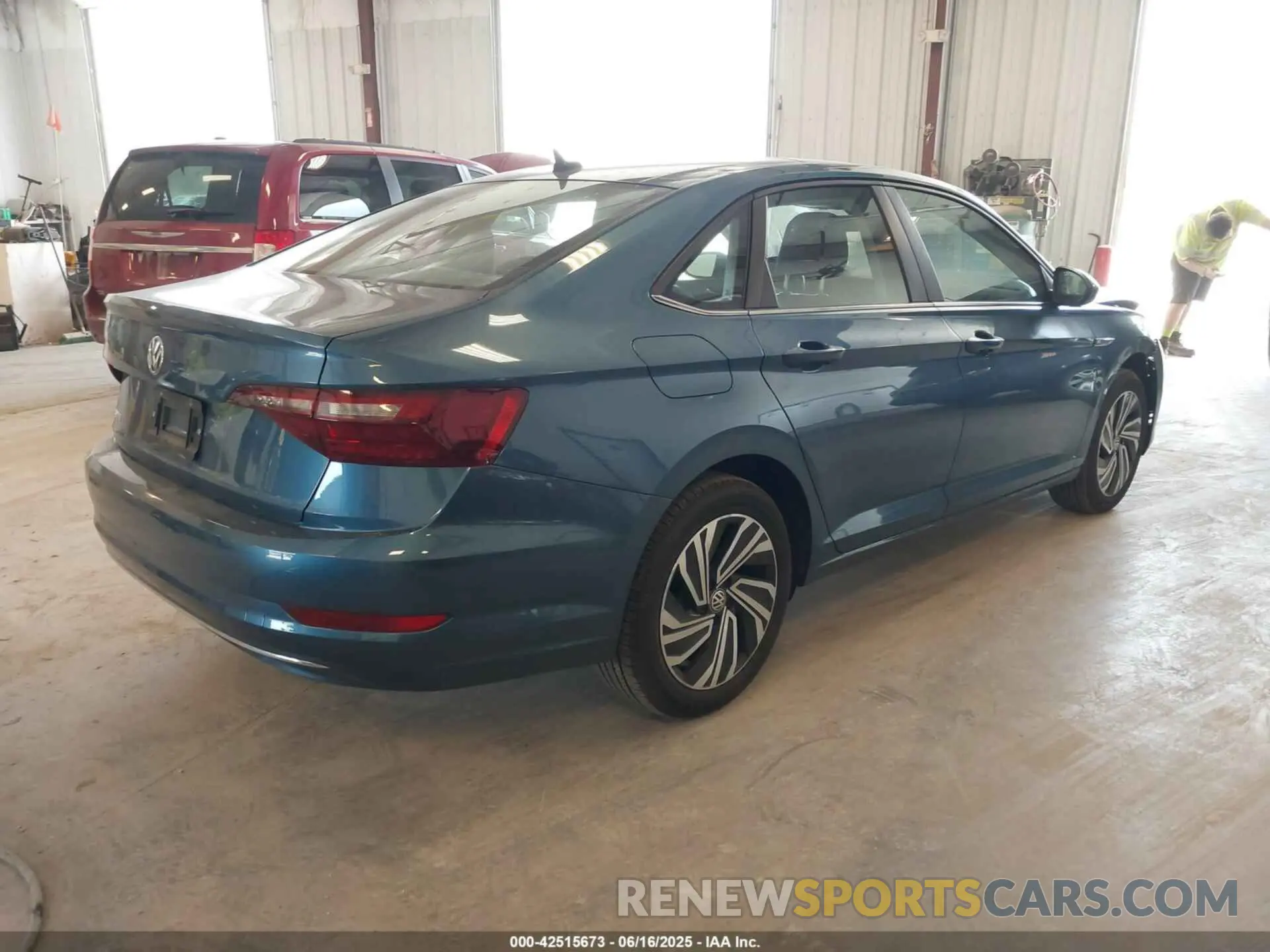 4 fotografías del automóvil dañado 3VWE57BU8MM031982 VOLKSWAGEN JETTA 2021