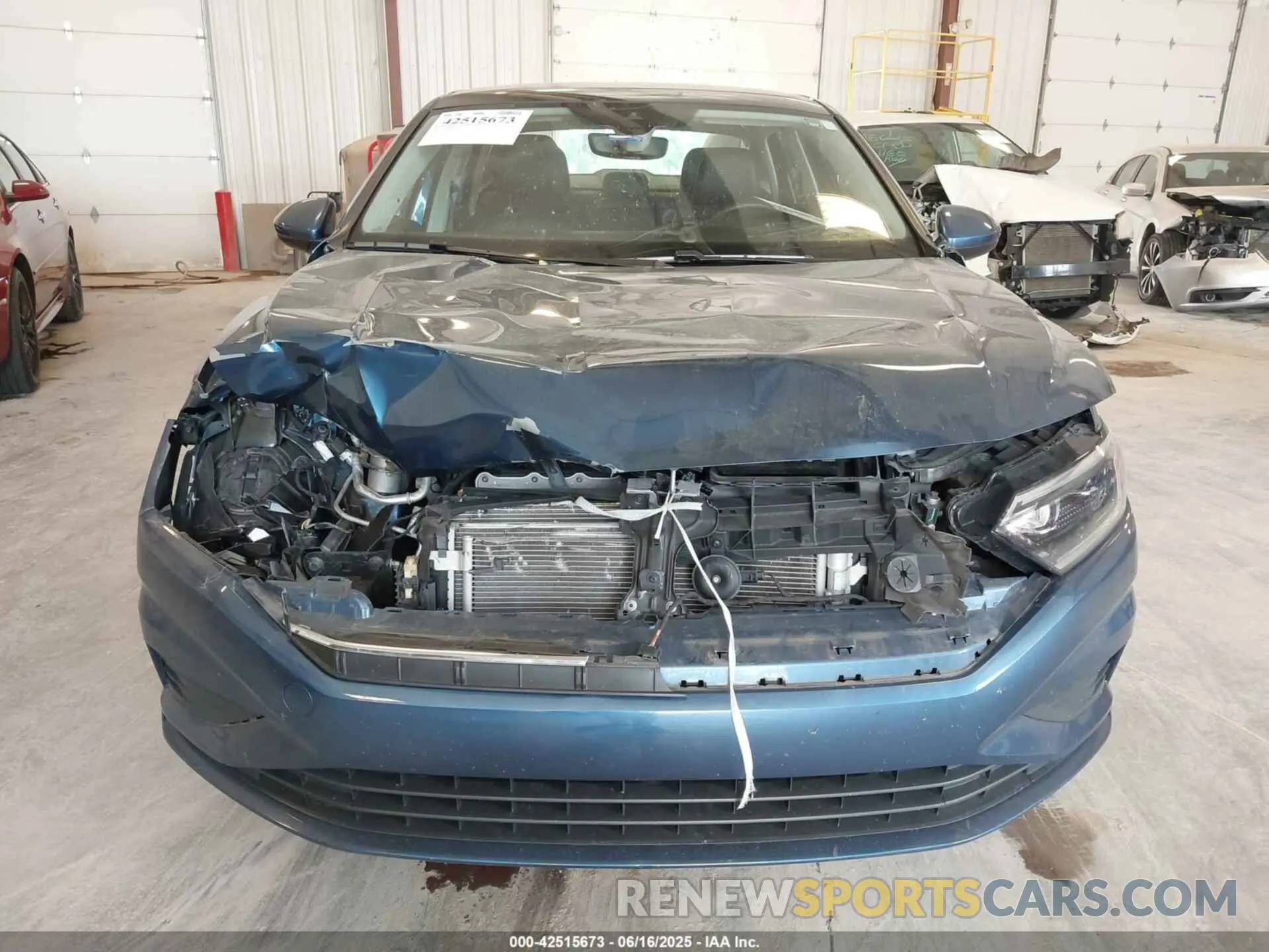 6 fotografías del automóvil dañado 3VWE57BU8MM031982 VOLKSWAGEN JETTA 2021