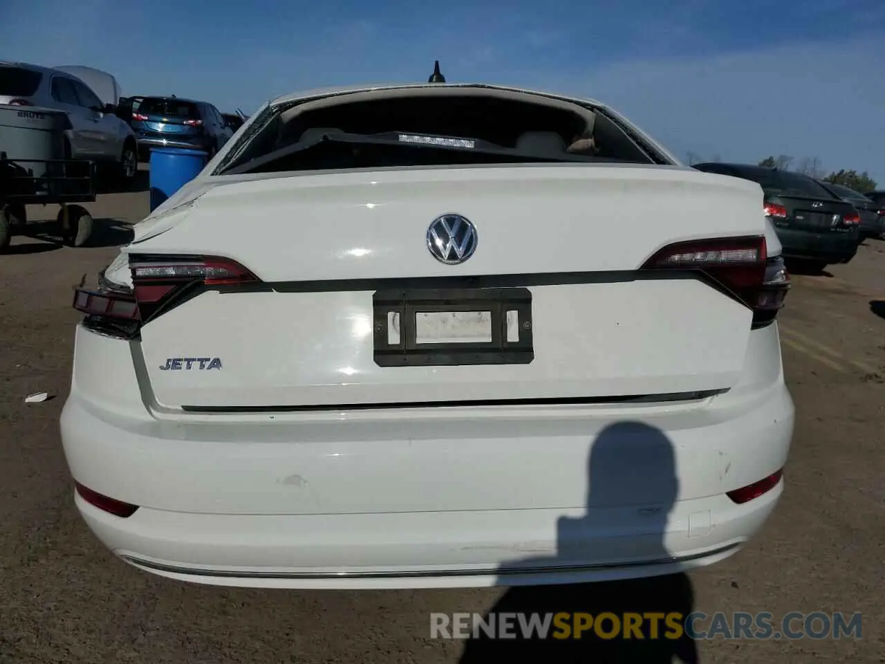 6 fotografías del automóvil dañado 3VWE57BU8MM084746 VOLKSWAGEN JETTA 2021