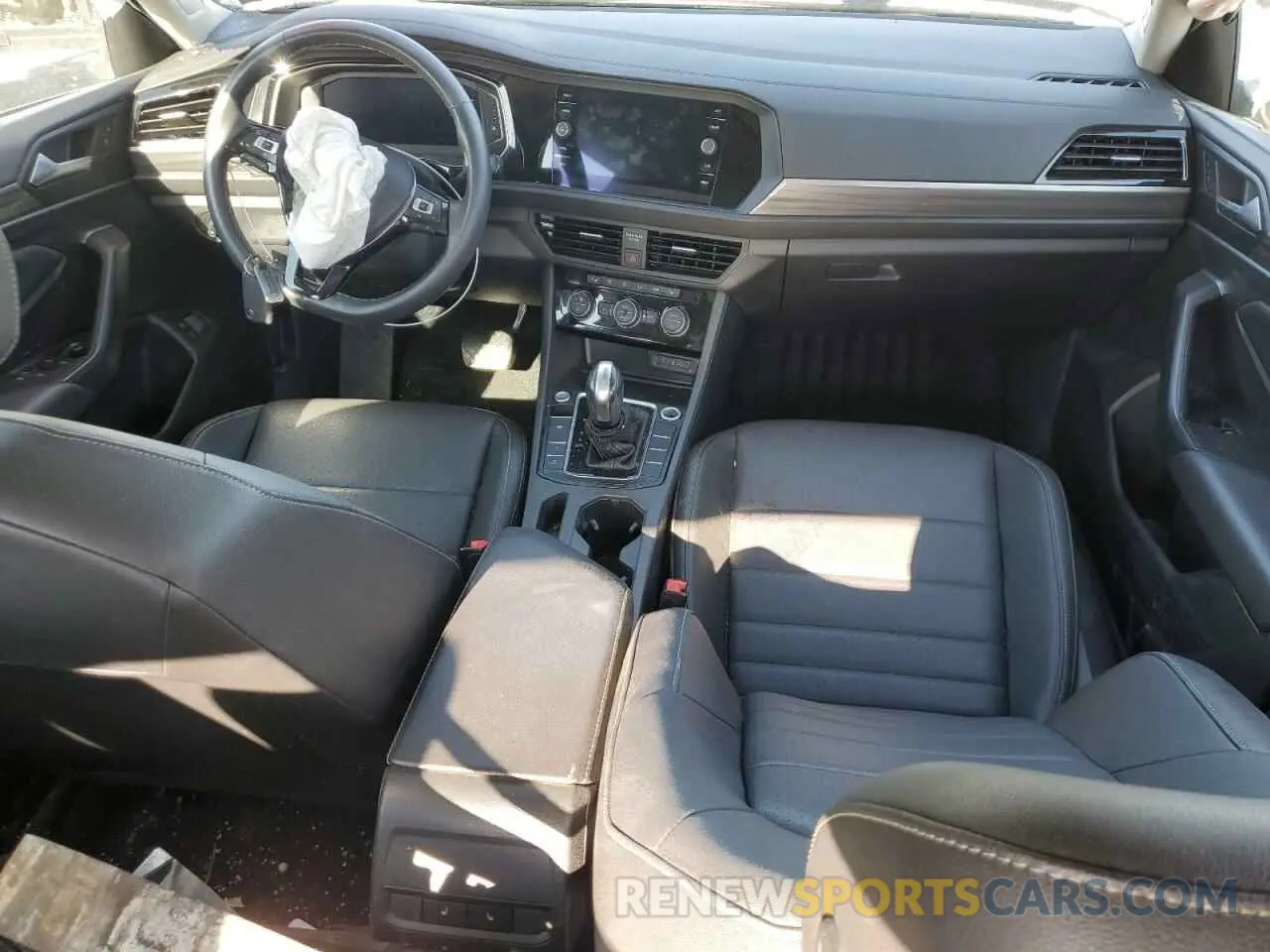 8 fotografías del automóvil dañado 3VWE57BU8MM084746 VOLKSWAGEN JETTA 2021