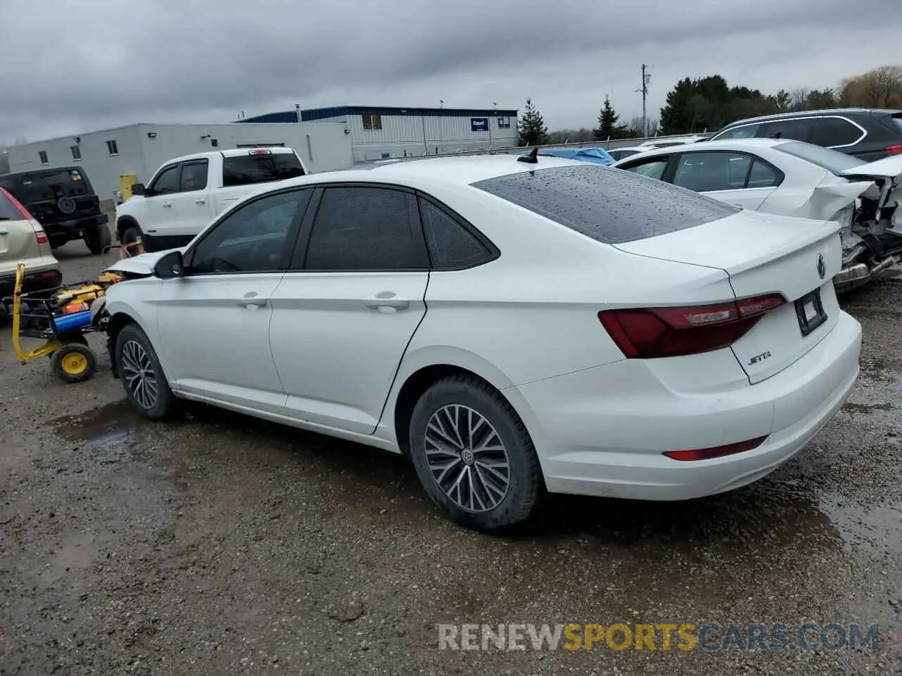 2 fotografías del automóvil dañado 3VWE57BU9MM043364 VOLKSWAGEN JETTA 2021