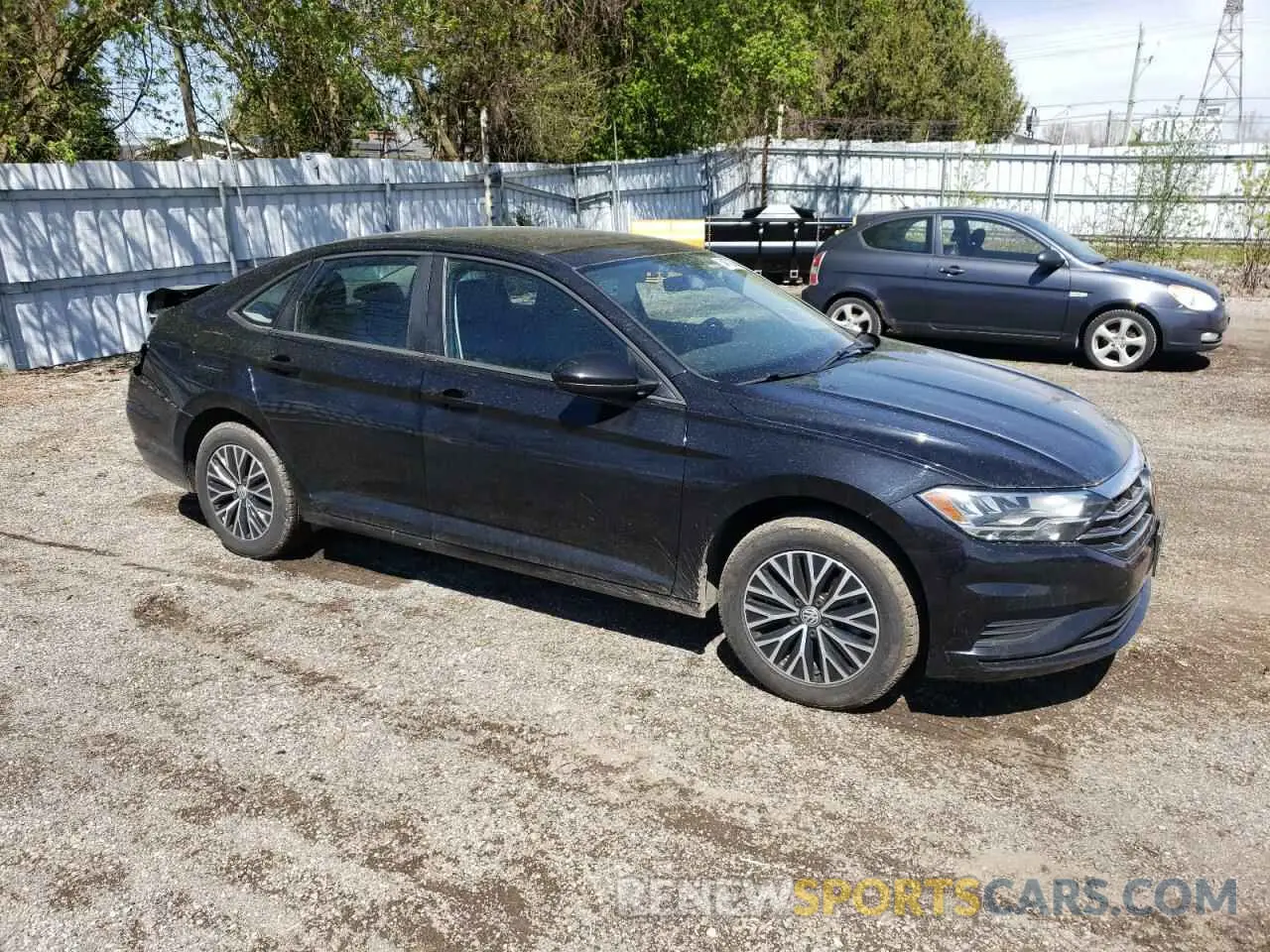 4 fotografías del automóvil dañado 3VWE57BU9MM046281 VOLKSWAGEN JETTA 2021