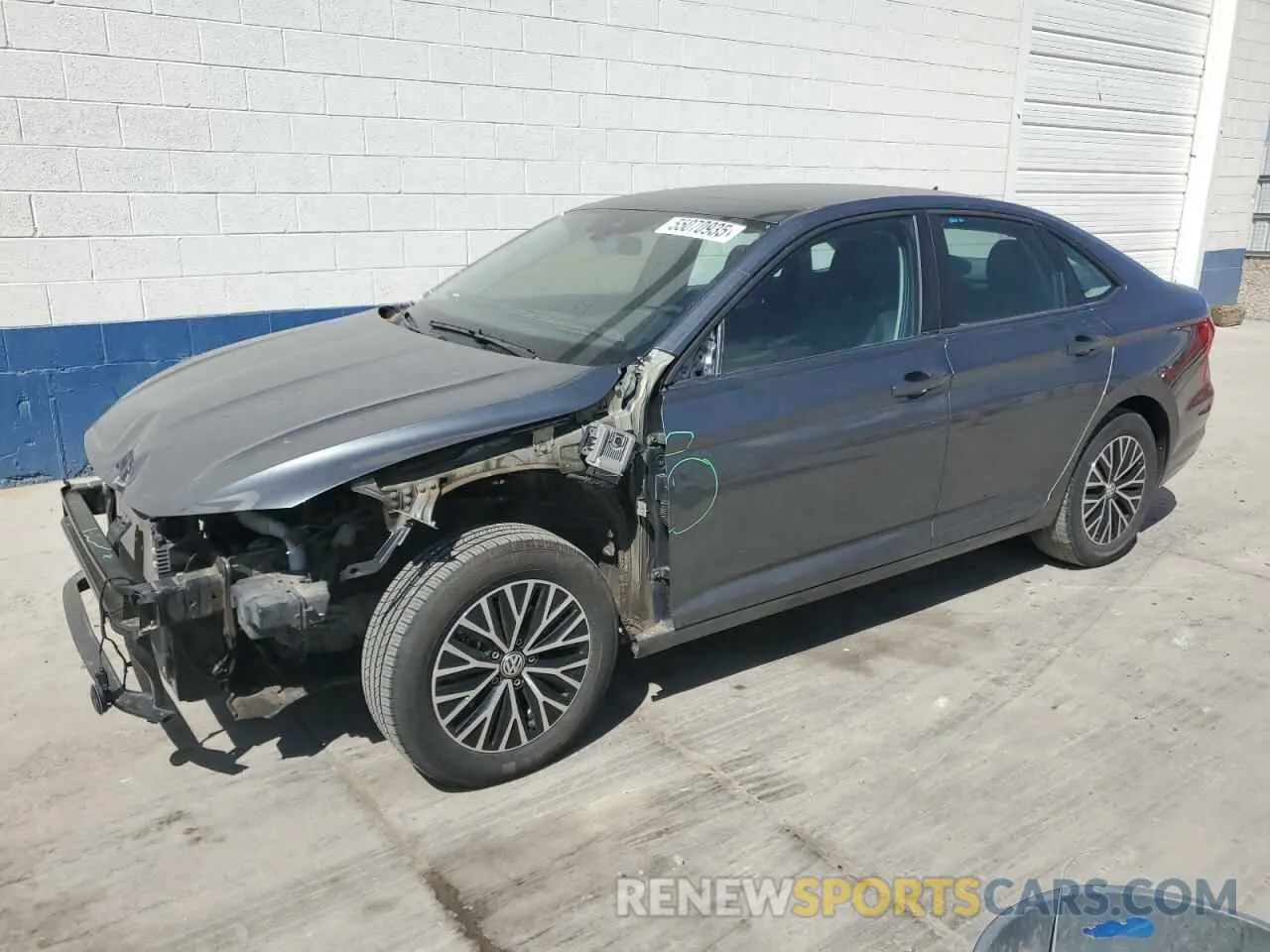 1 fotografías del automóvil dañado 3VWE57BU9MM077191 VOLKSWAGEN JETTA 2021