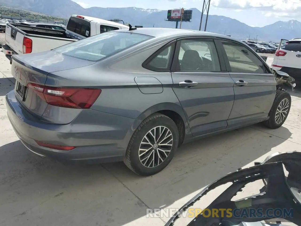 3 fotografías del automóvil dañado 3VWE57BU9MM077191 VOLKSWAGEN JETTA 2021