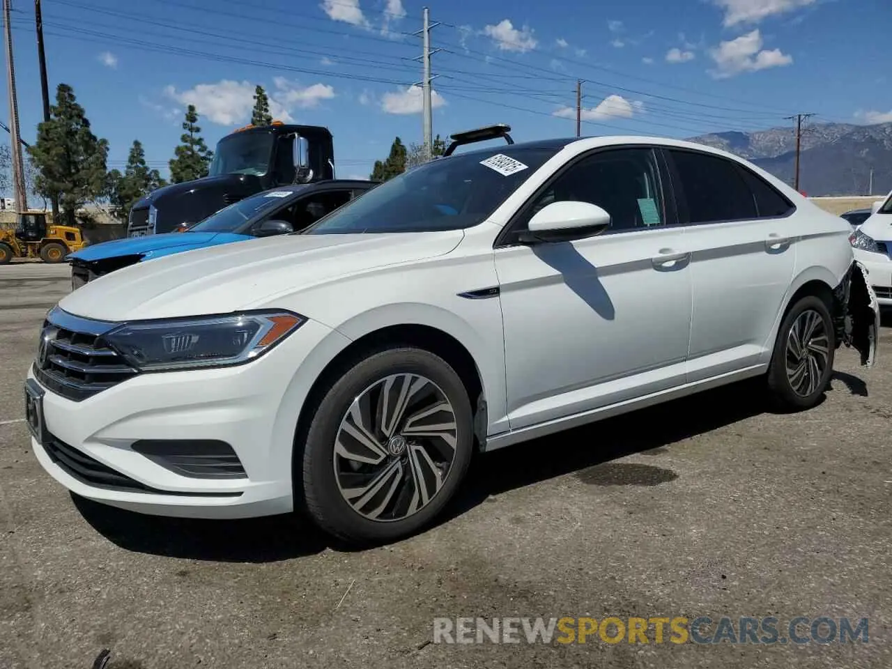 1 fotografías del automóvil dañado 3VWE57BU9MM082391 VOLKSWAGEN JETTA 2021