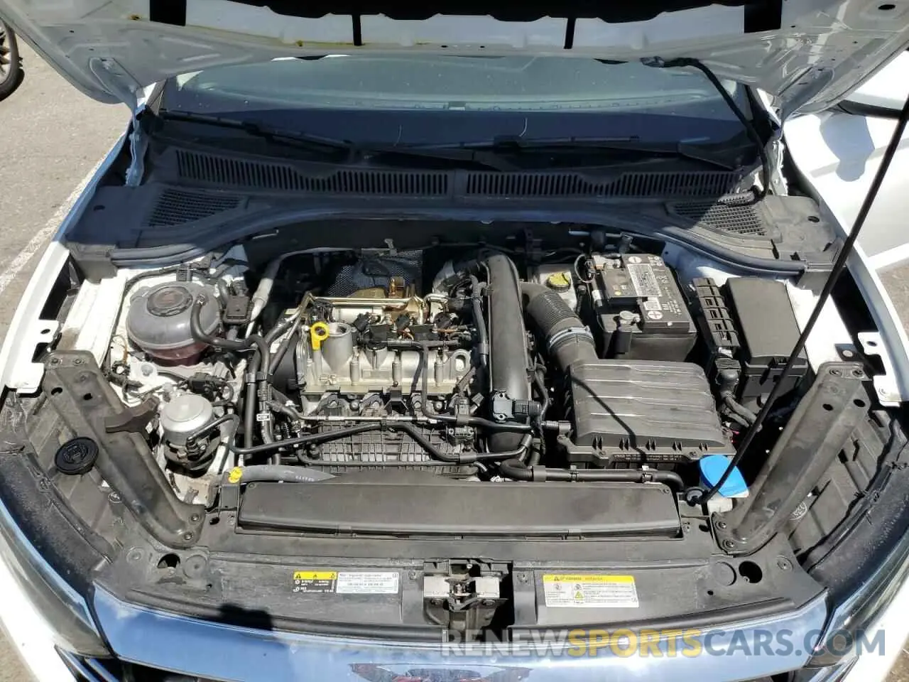 11 fotografías del automóvil dañado 3VWE57BU9MM082391 VOLKSWAGEN JETTA 2021
