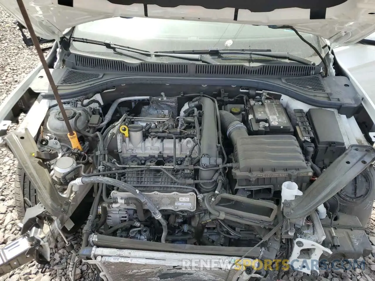 11 fotografías del automóvil dañado 3VWE57BU9MM103207 VOLKSWAGEN JETTA 2021