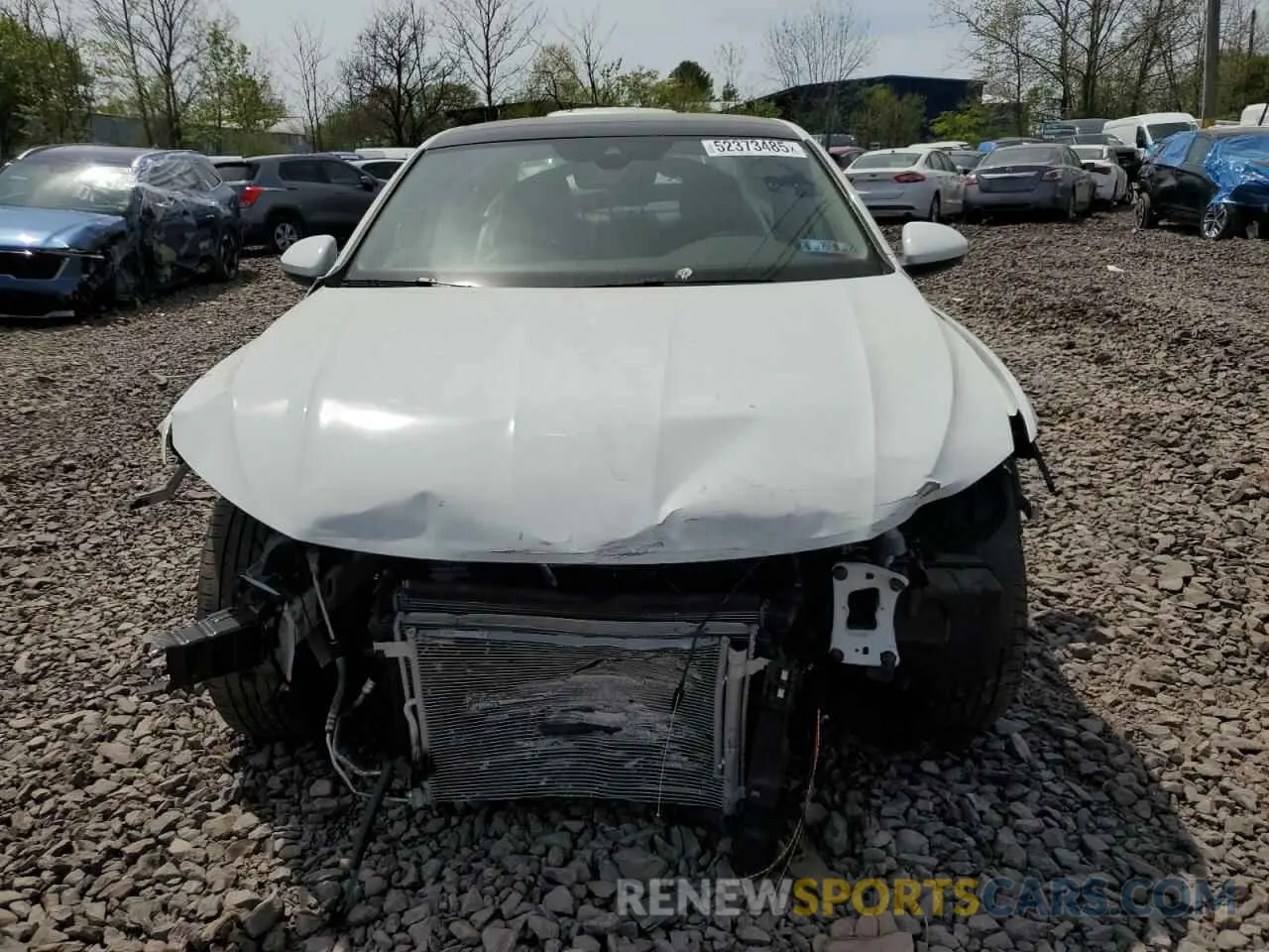 5 fotografías del automóvil dañado 3VWE57BU9MM103207 VOLKSWAGEN JETTA 2021