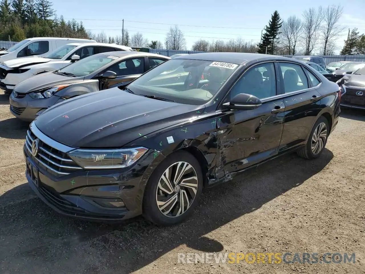 1 fotografías del automóvil dañado 3VWG57BU0MM024114 VOLKSWAGEN JETTA 2021