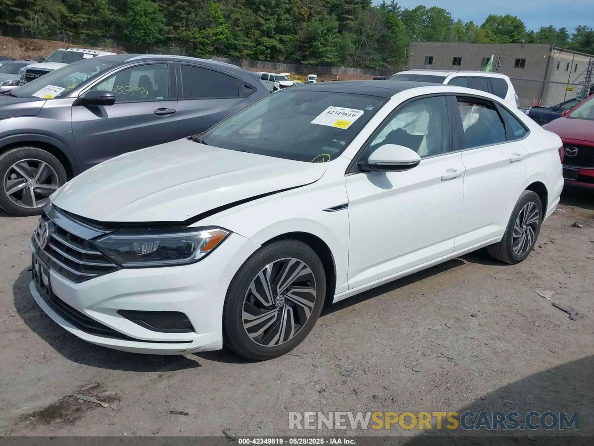 14 fotografías del automóvil dañado 3VWG57BU4MM052689 VOLKSWAGEN JETTA 2021