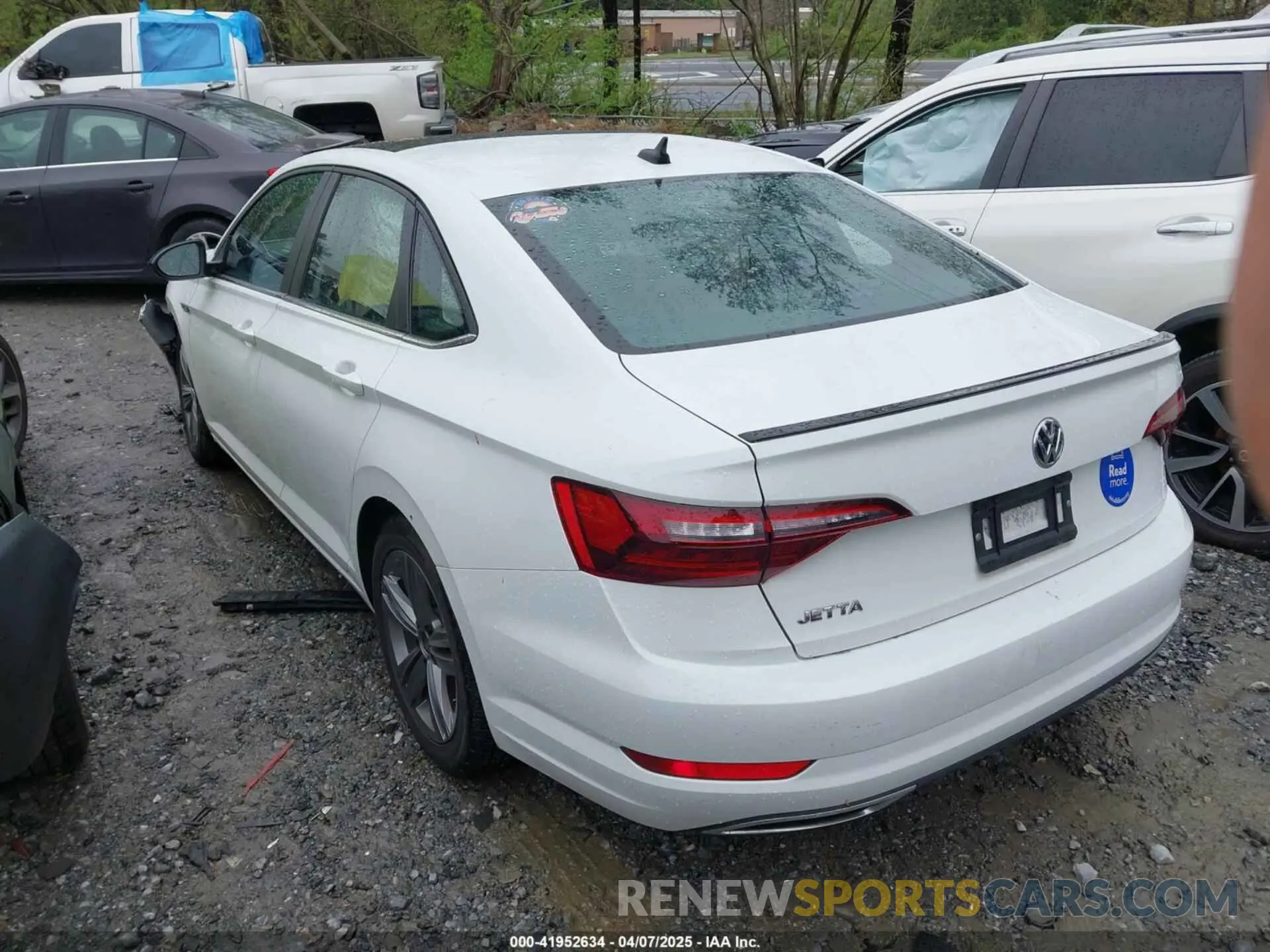 3 fotografías del automóvil dañado 3VWN57BU1MM065701 VOLKSWAGEN JETTA 2021