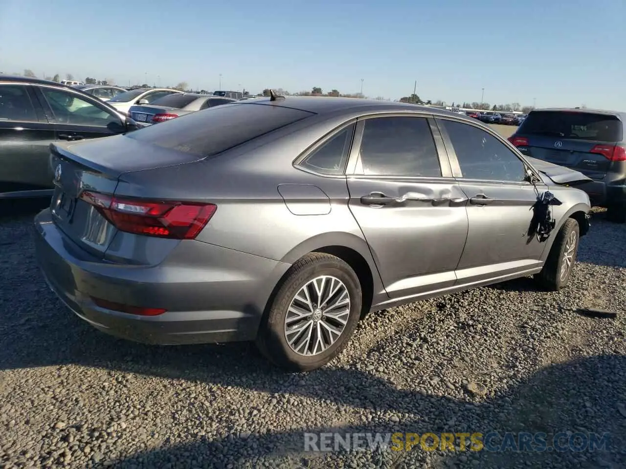 3 fotografías del automóvil dañado 3VWN57BU1MM086855 VOLKSWAGEN JETTA 2021