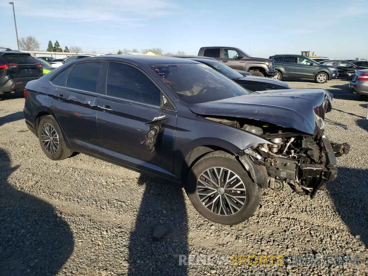 4 fotografías del automóvil dañado 3VWN57BU1MM086855 VOLKSWAGEN JETTA 2021