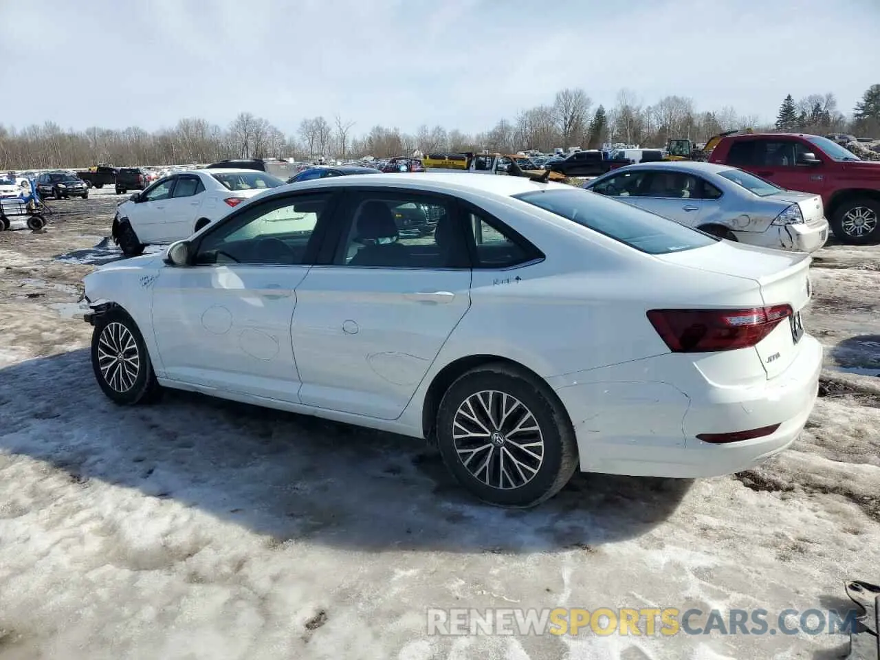 2 fotografías del automóvil dañado 3VWN57BU7MM021783 VOLKSWAGEN JETTA 2021