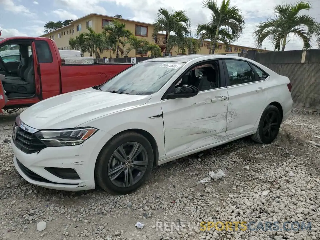 1 fotografías del automóvil dañado 3VWN57BUXMM080200 VOLKSWAGEN JETTA 2021
