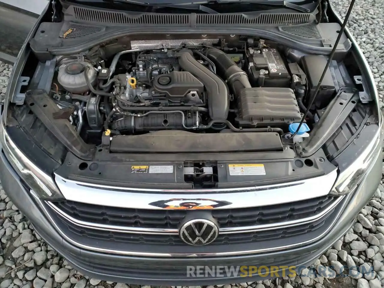 12 fotografías del automóvil dañado 3VW7M7BU6NM006334 VOLKSWAGEN JETTA 2022
