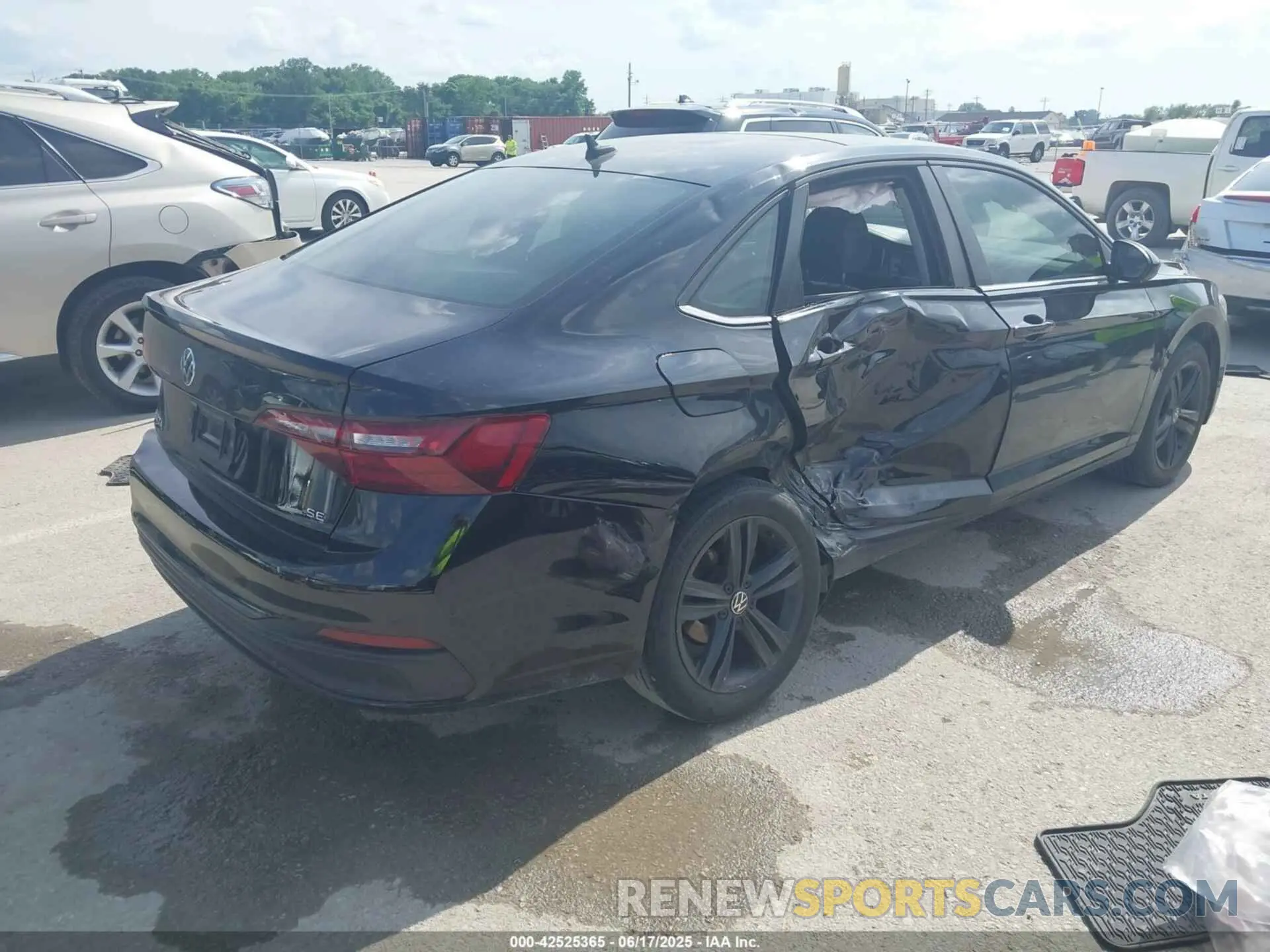 4 fotografías del automóvil dañado 3VW7M7BU8NM000812 VOLKSWAGEN JETTA 2022