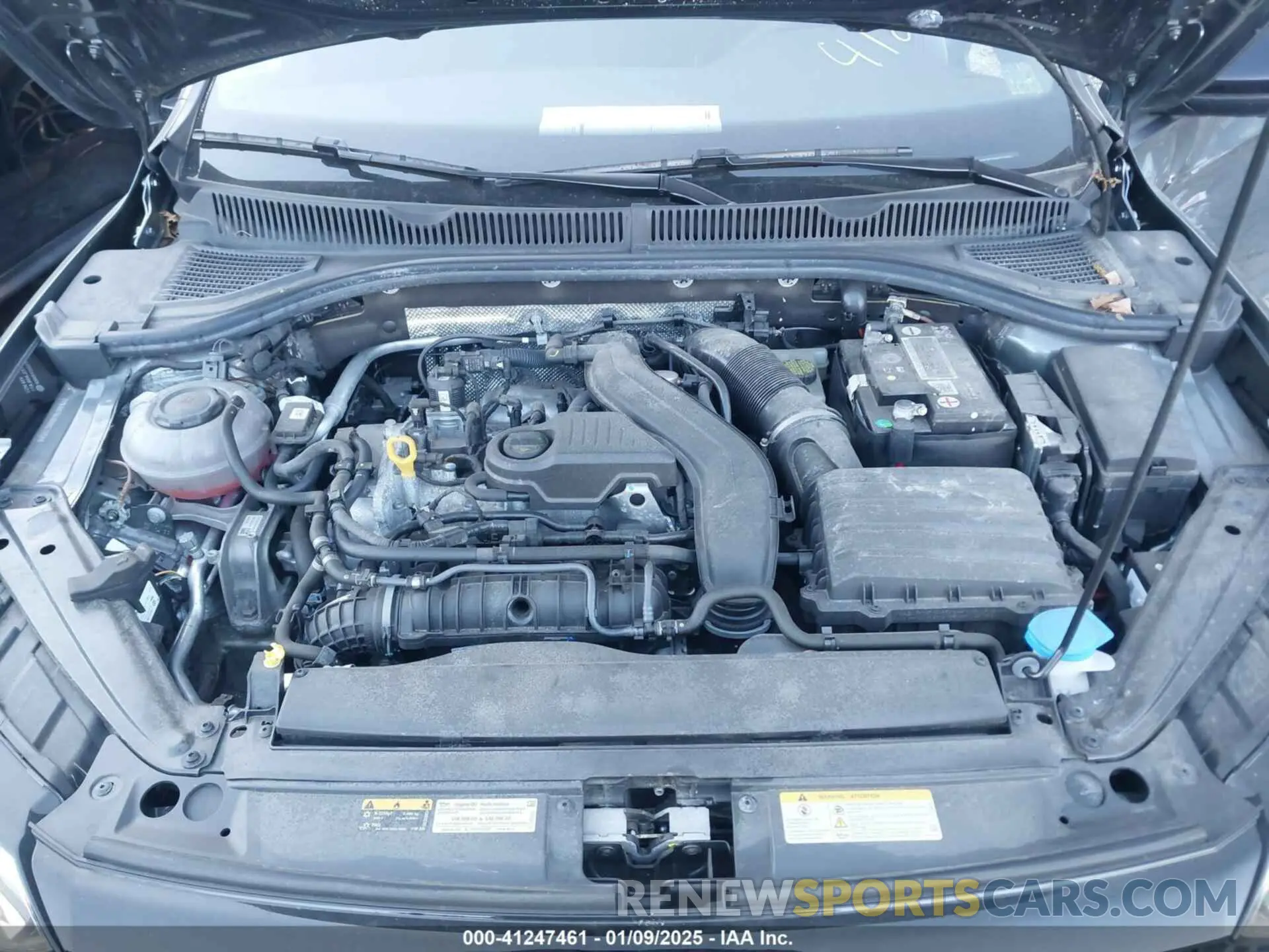 10 fotografías del automóvil dañado 3VWAM7BUXNM019593 VOLKSWAGEN JETTA 2022