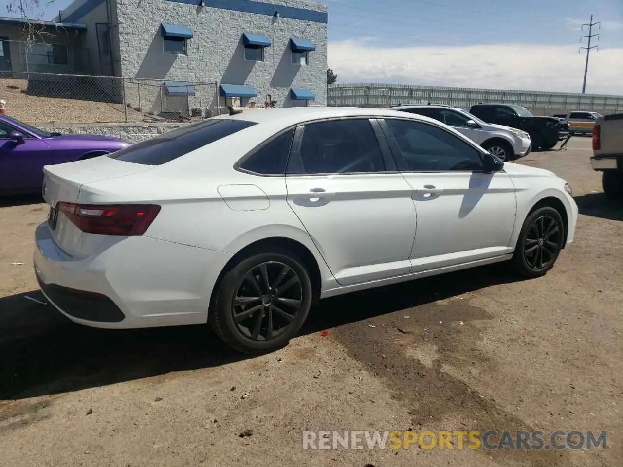 3 fotografías del automóvil dañado 3VWBM7BU5NM018646 VOLKSWAGEN JETTA 2022