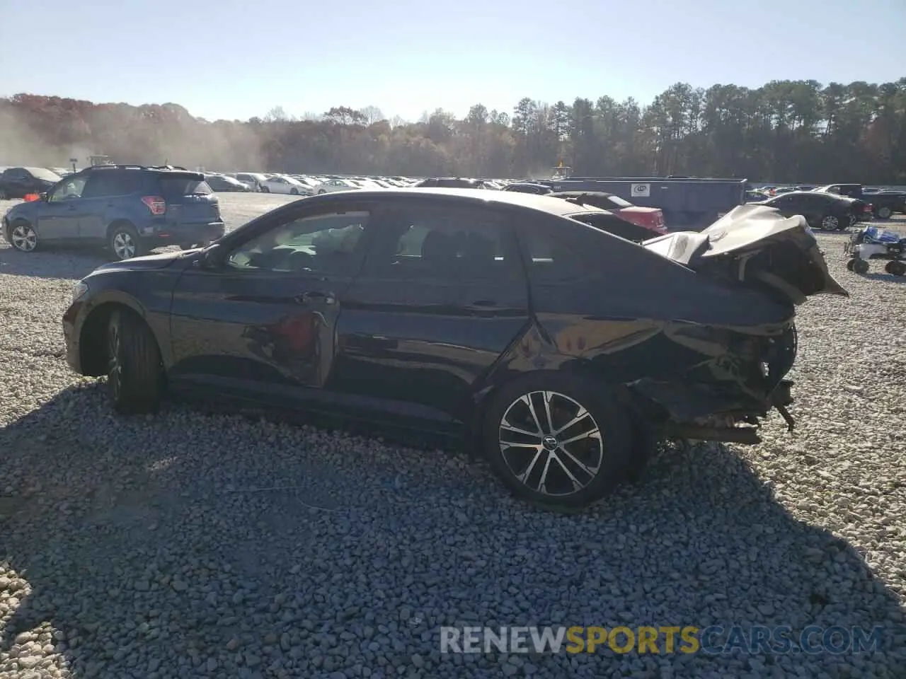 2 fotografías del automóvil dañado 3VWBM7BU7NM010693 VOLKSWAGEN JETTA 2022
