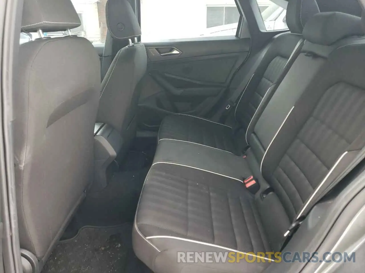 10 fotografías del automóvil dañado 3VWBM7BU7NM025744 VOLKSWAGEN JETTA 2022
