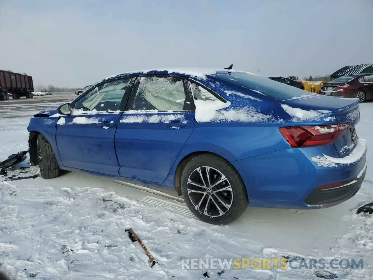 2 fotografías del automóvil dañado 3VWBM7BU8NM033772 VOLKSWAGEN JETTA 2022