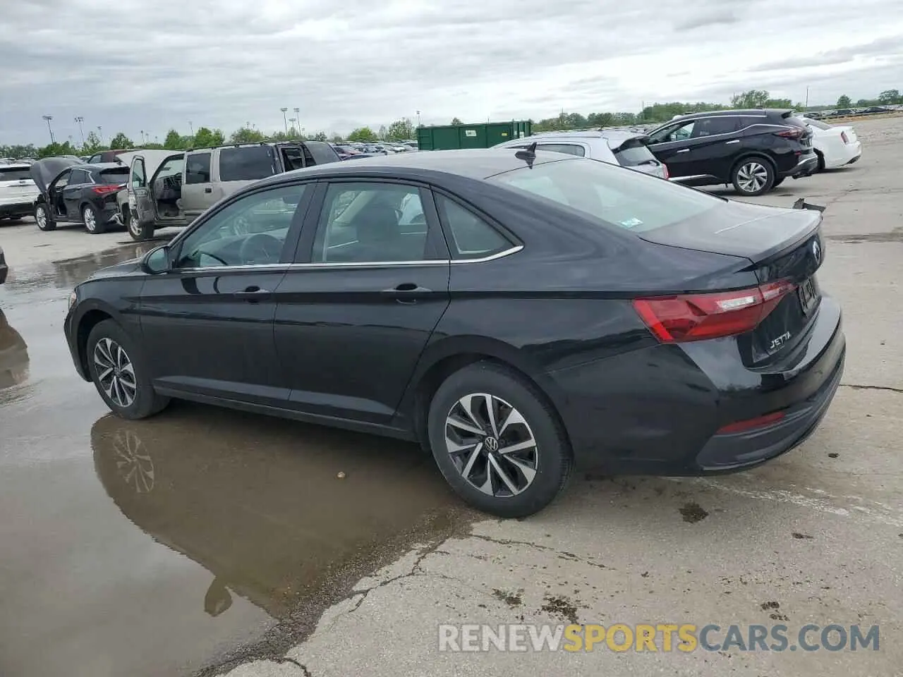2 fotografías del automóvil dañado 3VWCM7BU3NM021243 VOLKSWAGEN JETTA 2022