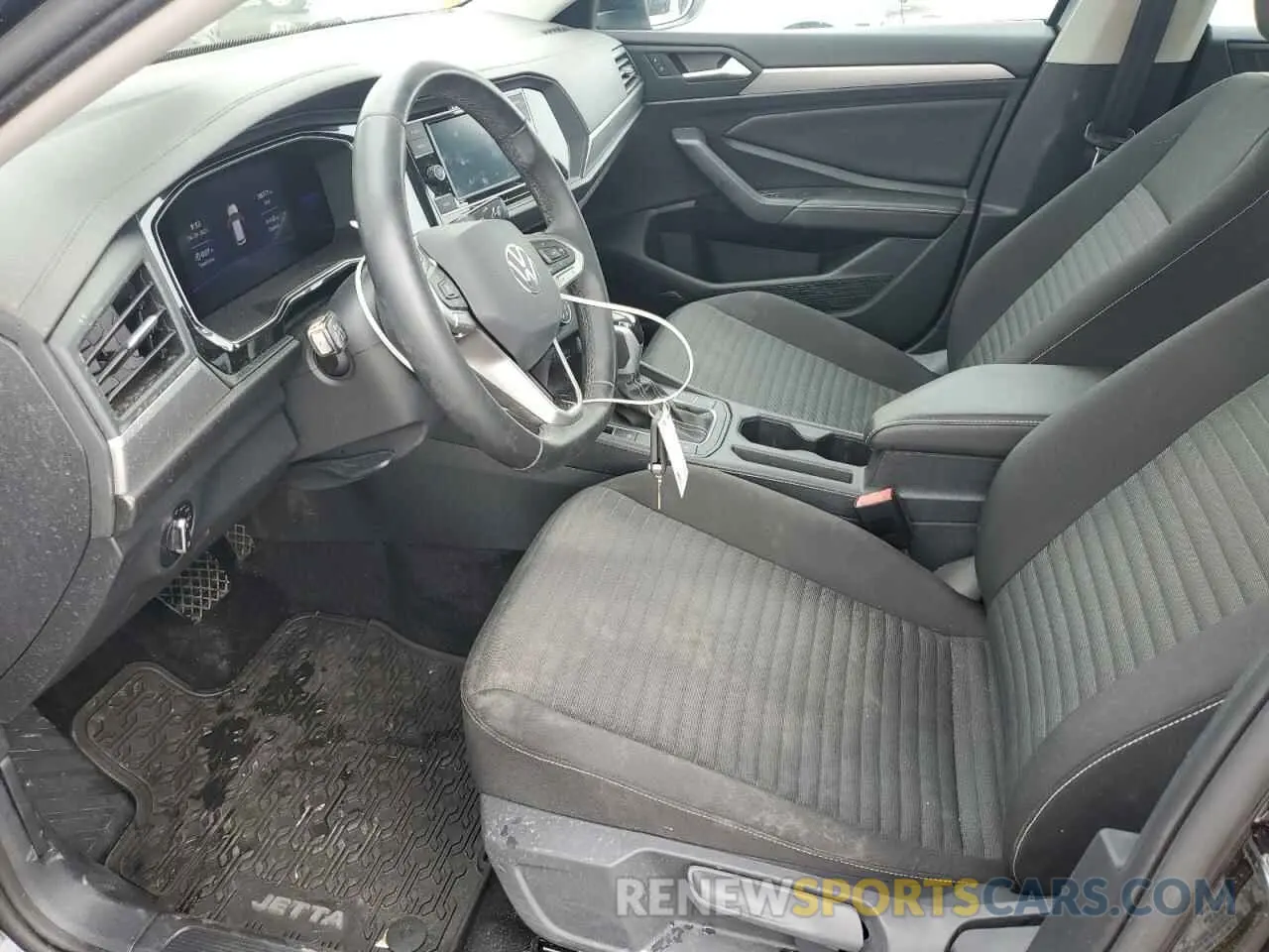7 fotografías del automóvil dañado 3VWCM7BU3NM021243 VOLKSWAGEN JETTA 2022