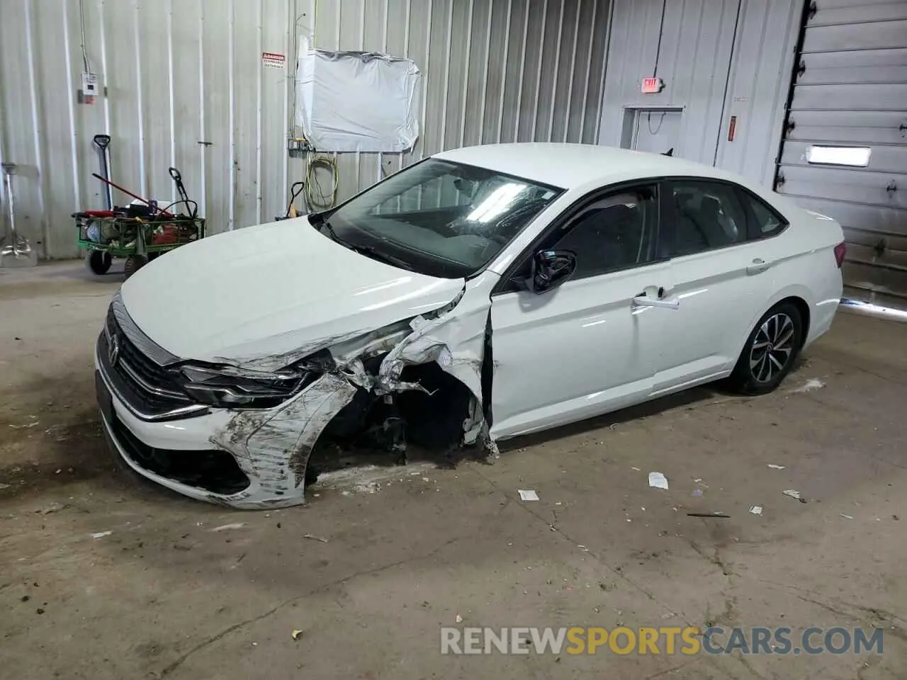 1 fotografías del automóvil dañado 3VWCM7BU5NM025391 VOLKSWAGEN JETTA 2022