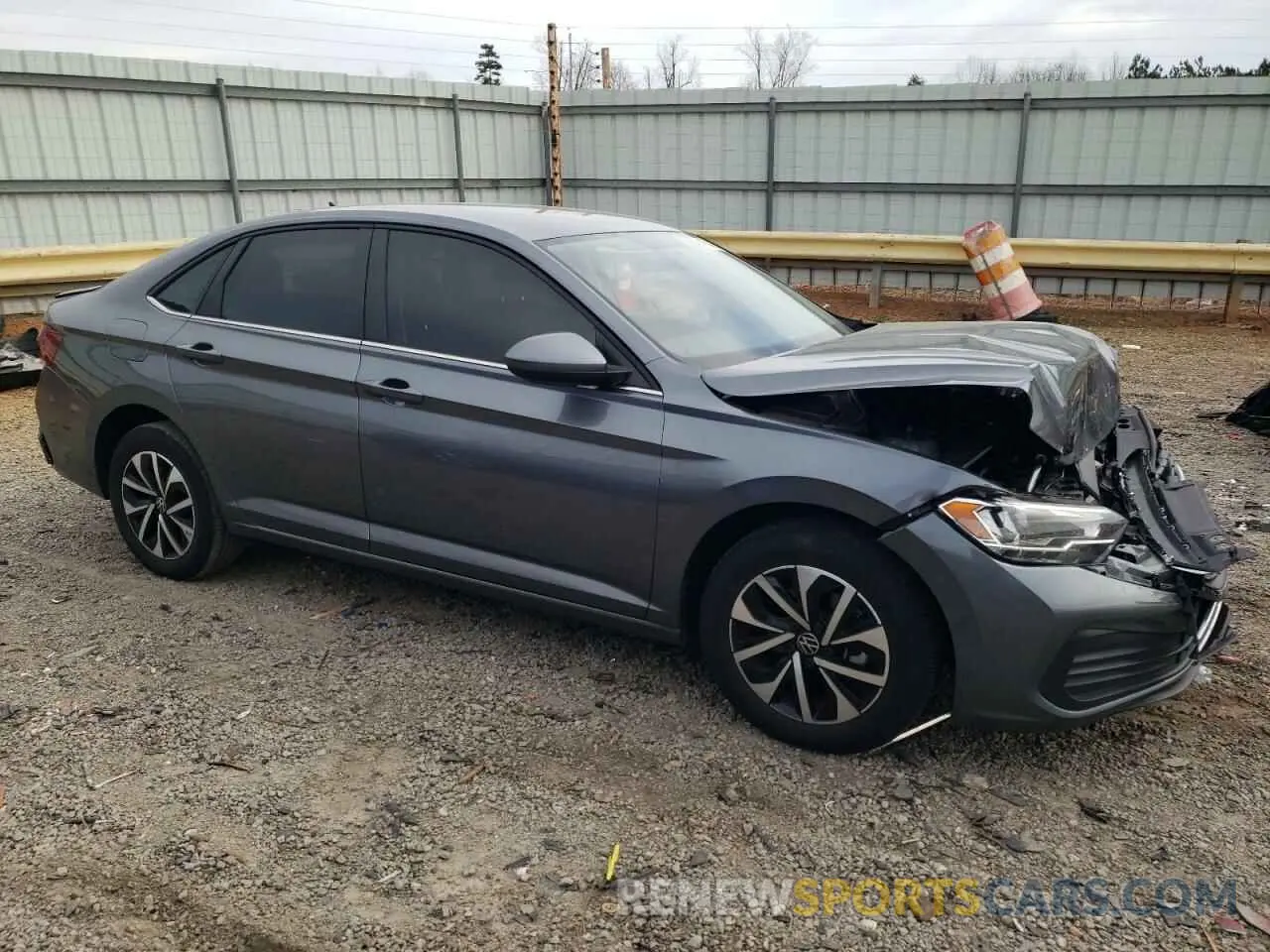 4 fotografías del automóvil dañado 3VWCM7BU7NM021570 VOLKSWAGEN JETTA 2022