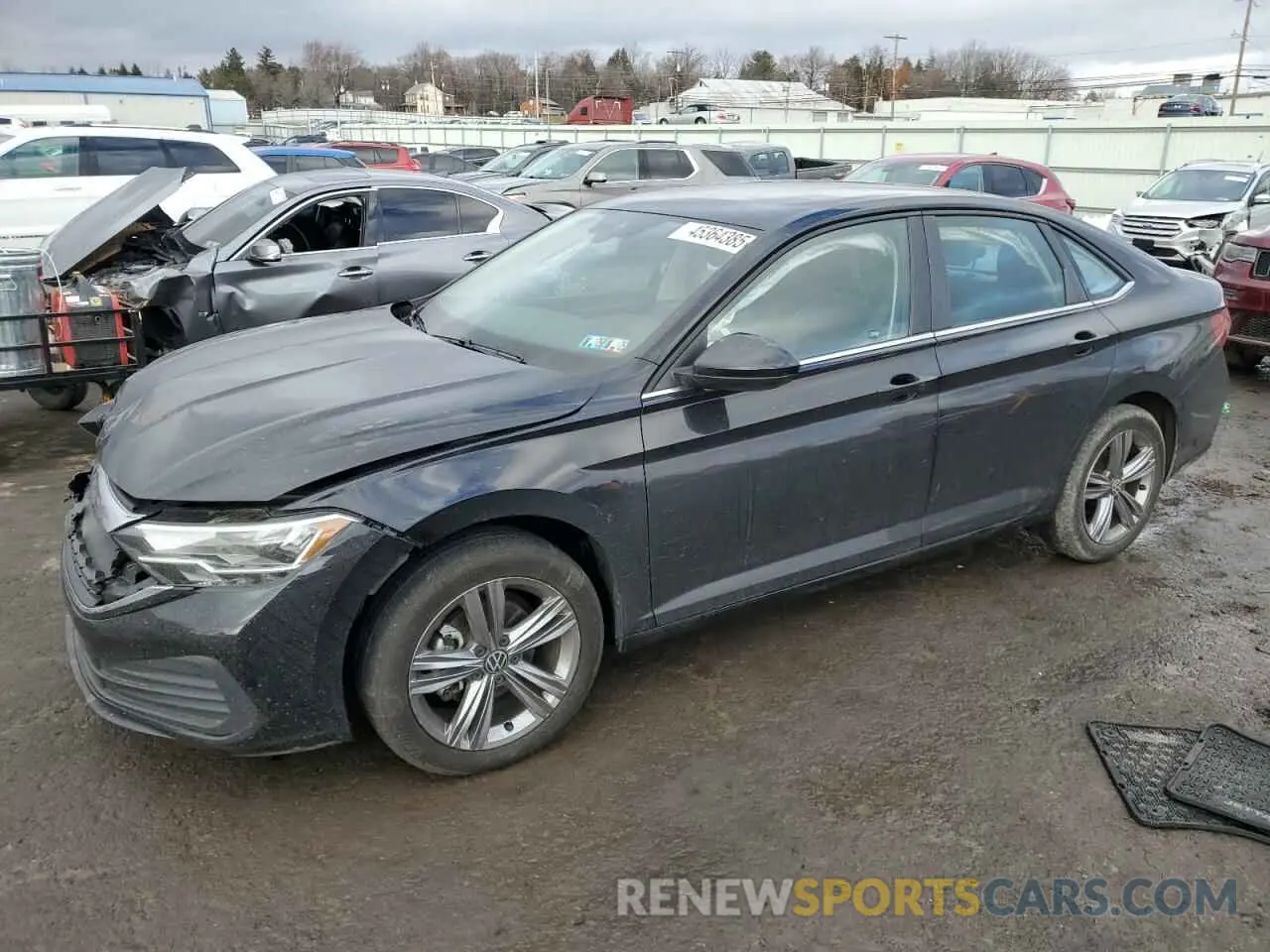 1 fotografías del automóvil dañado 3VWEM7BU2NM011764 VOLKSWAGEN JETTA 2022