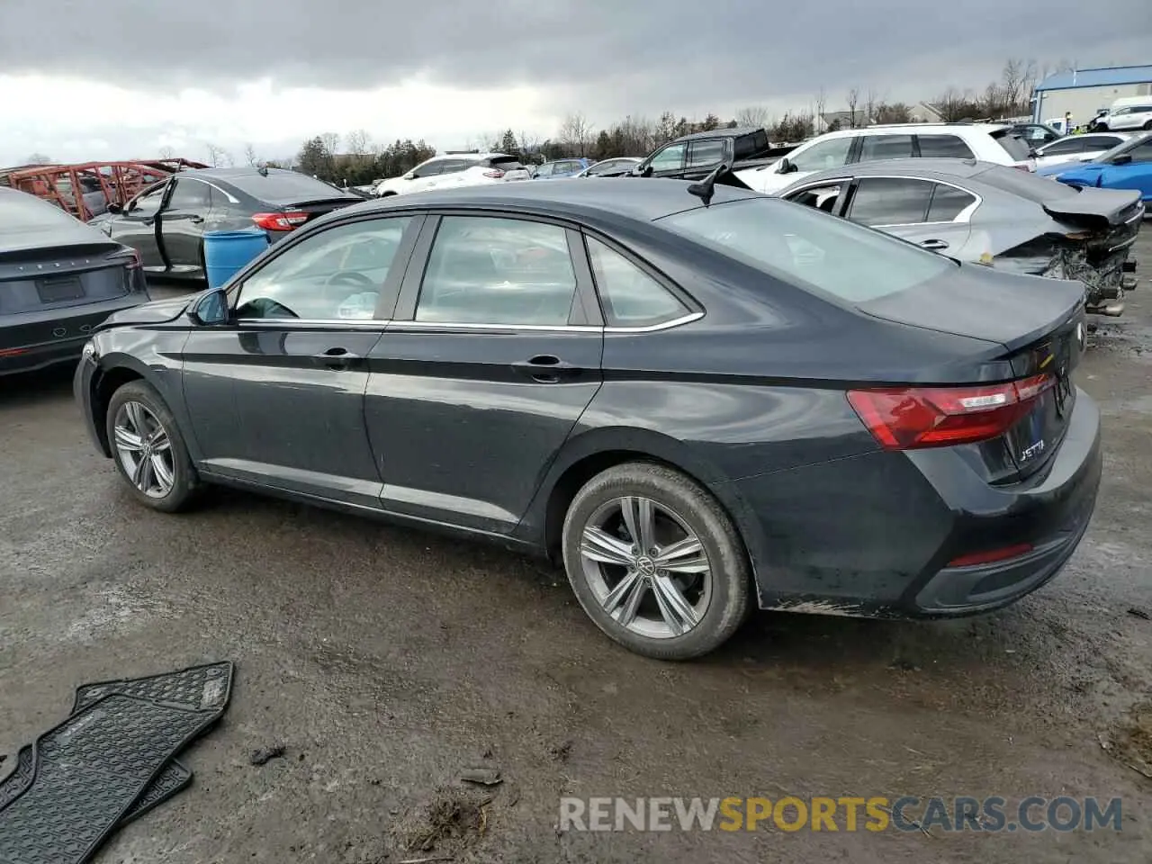 2 fotografías del automóvil dañado 3VWEM7BU2NM011764 VOLKSWAGEN JETTA 2022