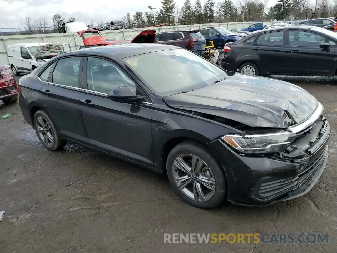 4 fotografías del automóvil dañado 3VWEM7BU2NM011764 VOLKSWAGEN JETTA 2022