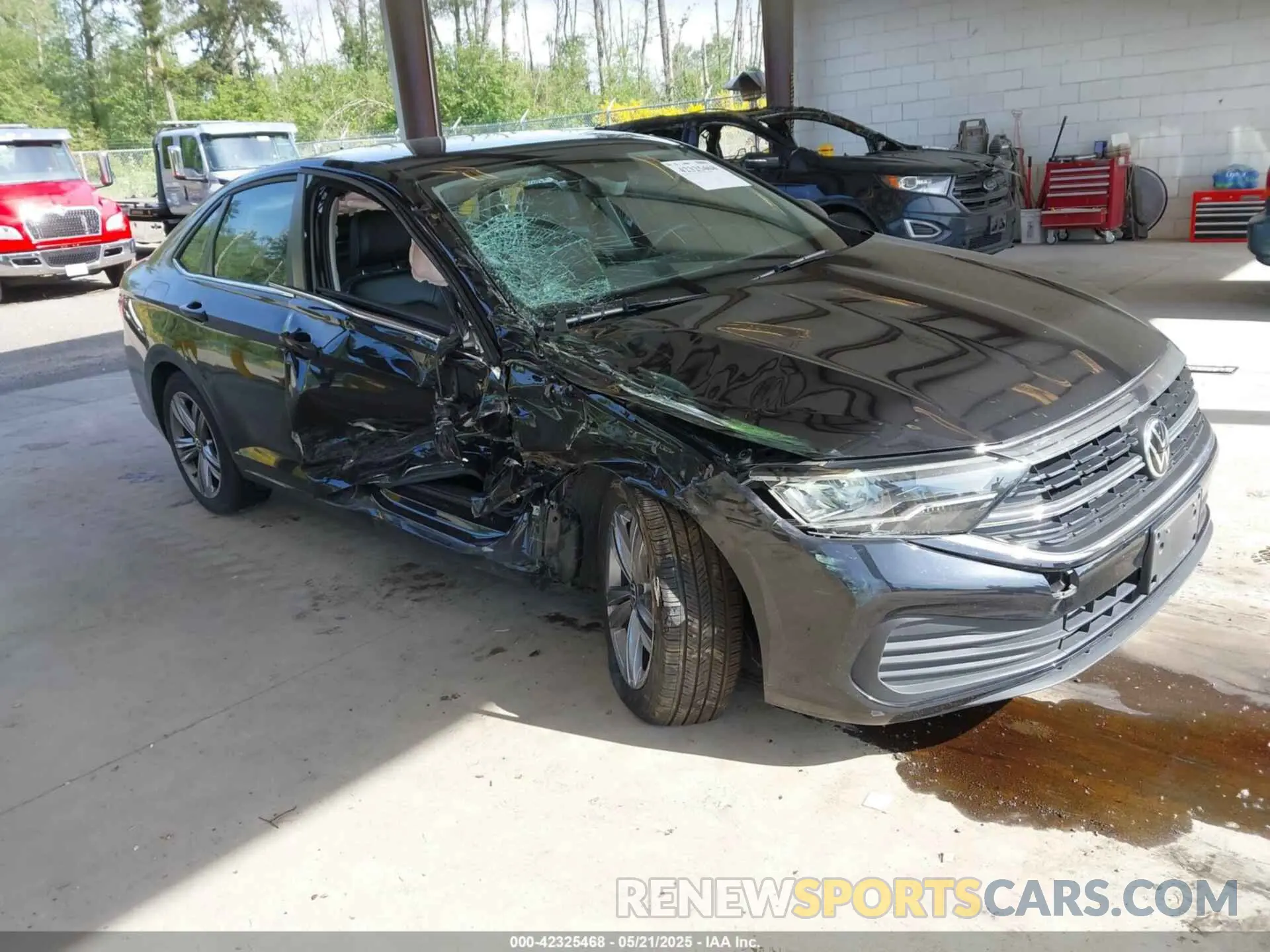 1 fotografías del automóvil dañado 3VWEM7BU5NM008700 VOLKSWAGEN JETTA 2022