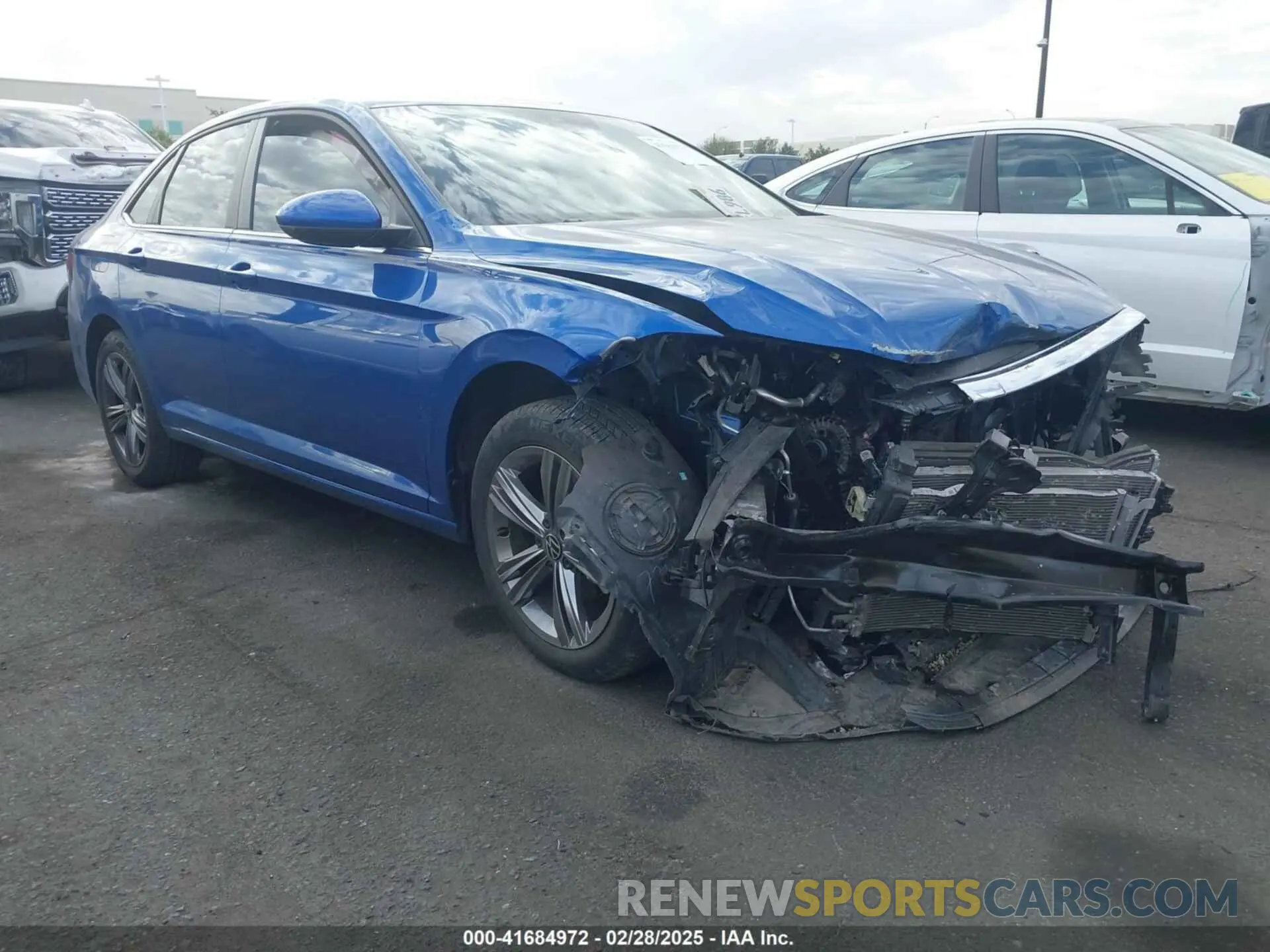 1 fotografías del automóvil dañado 3VWEM7BU6NM011430 VOLKSWAGEN JETTA 2022