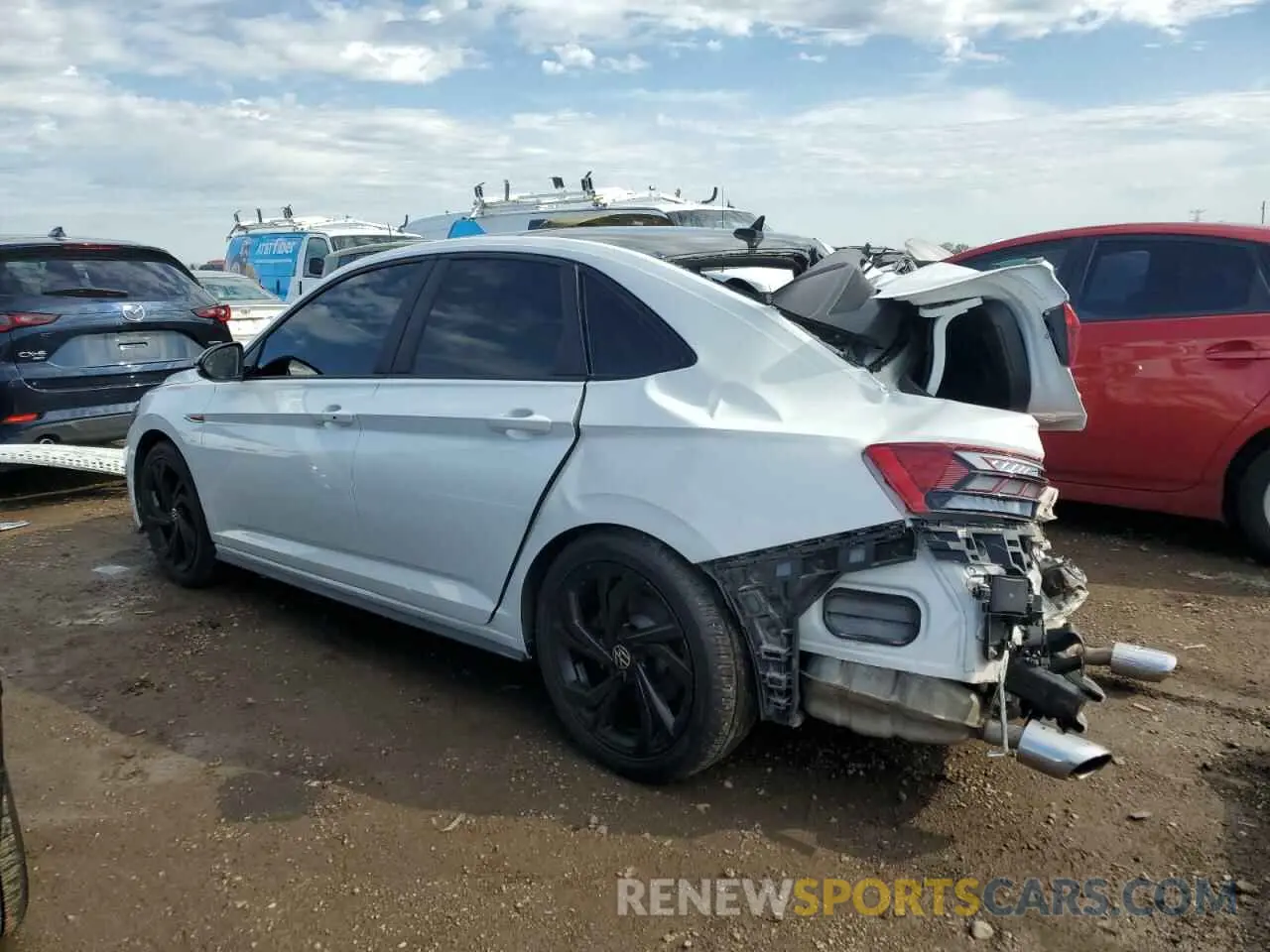 2 fotografías del automóvil dañado 3VW2T7BU9PM019126 VOLKSWAGEN JETTA 2023