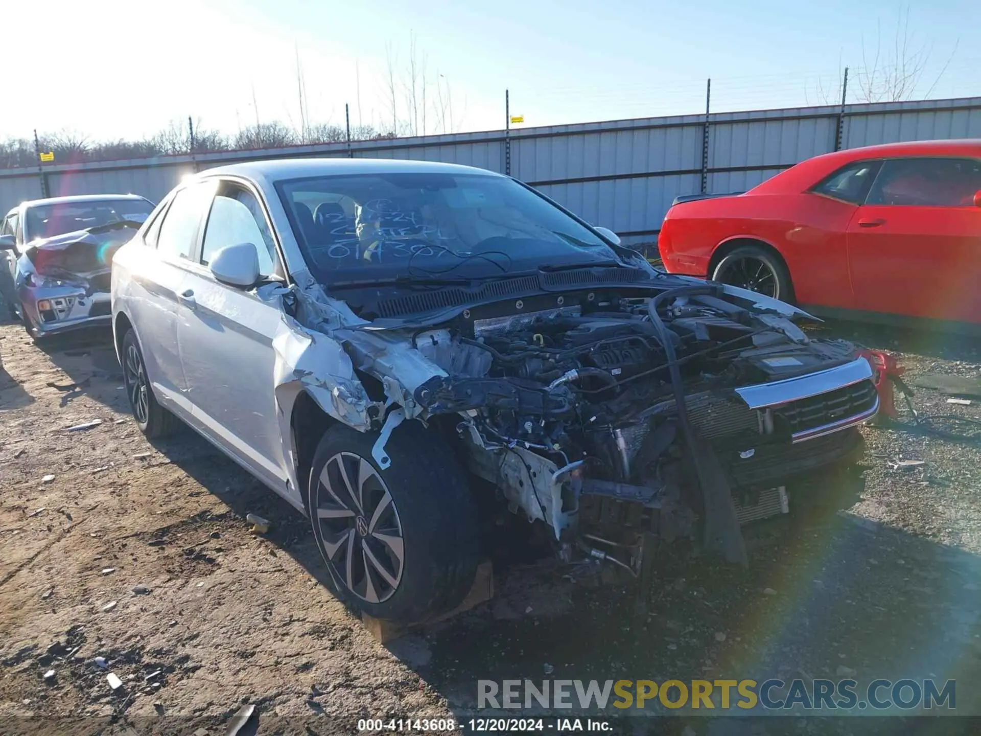 1 fotografías del automóvil dañado 3VW4M7BU2PM014307 VOLKSWAGEN JETTA 2023