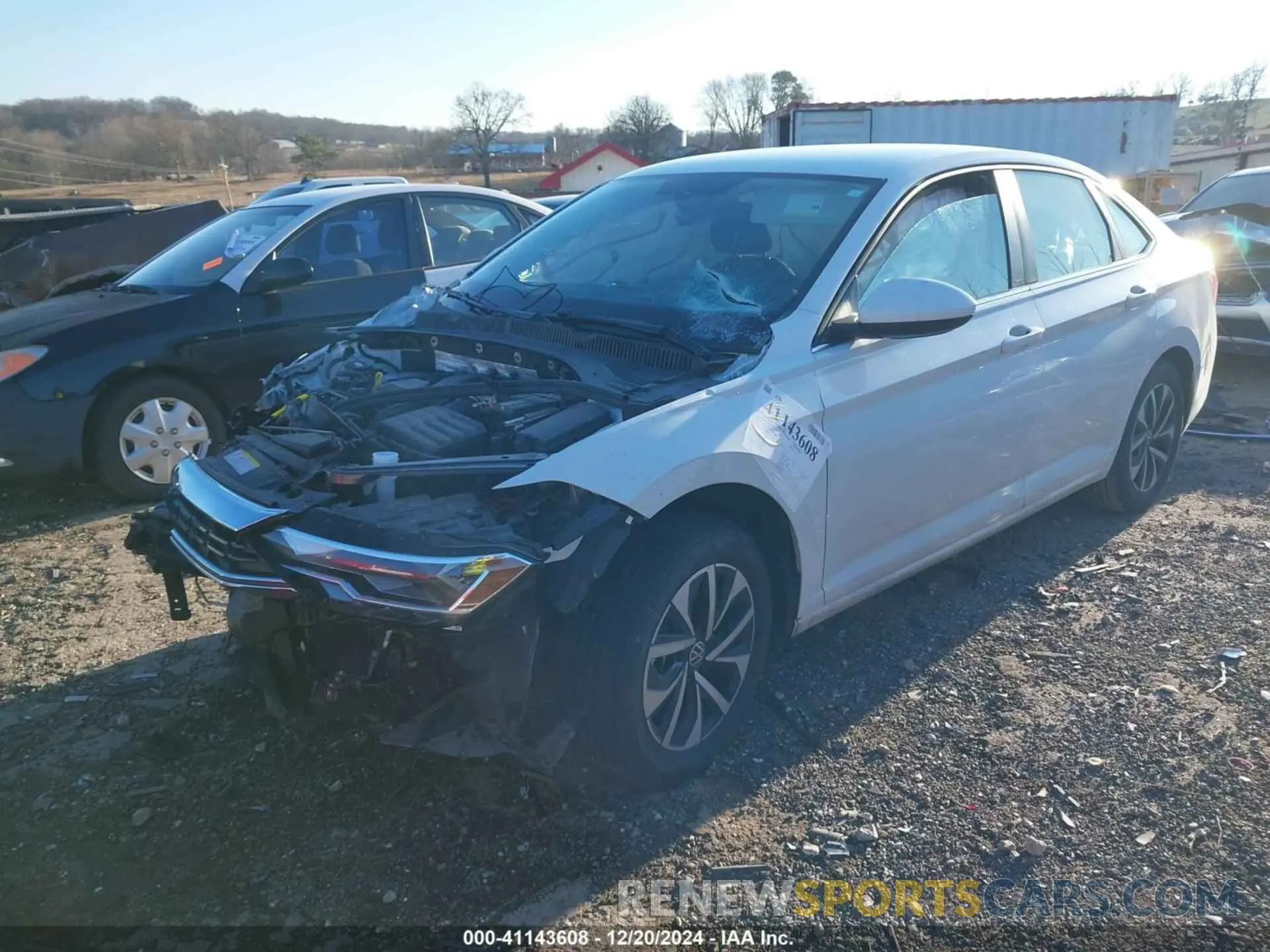 2 fotografías del automóvil dañado 3VW4M7BU2PM014307 VOLKSWAGEN JETTA 2023