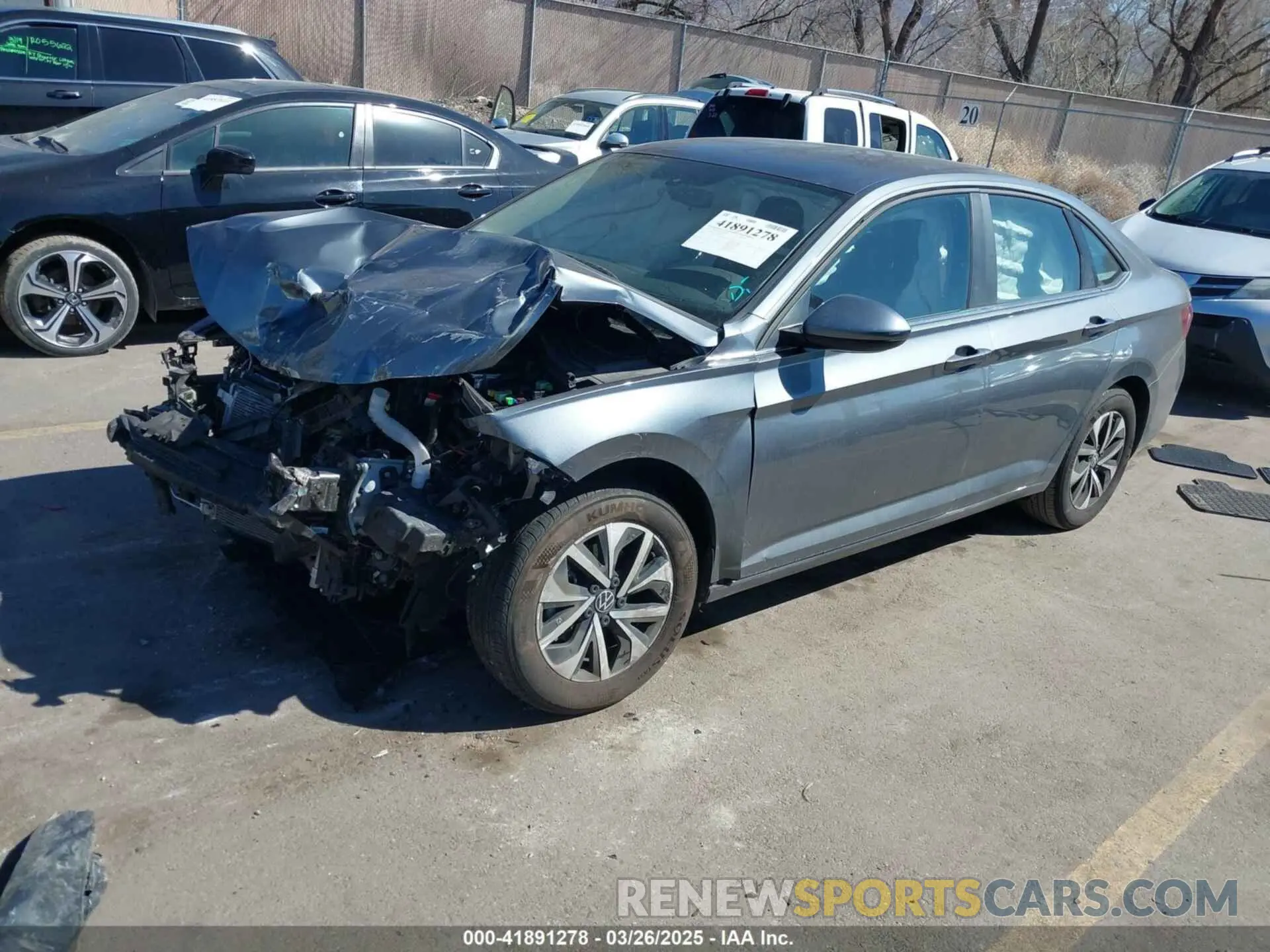 2 fotografías del automóvil dañado 3VW5M7BU2PM042225 VOLKSWAGEN JETTA 2023