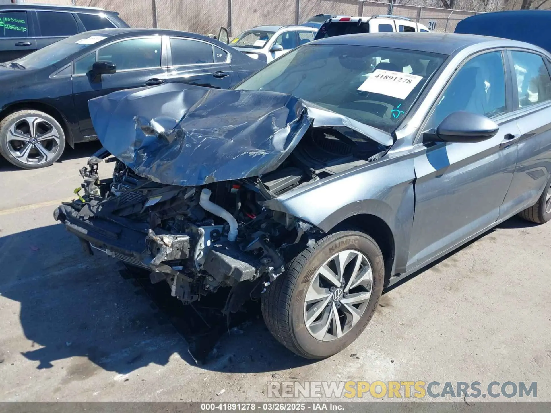 6 fotografías del automóvil dañado 3VW5M7BU2PM042225 VOLKSWAGEN JETTA 2023