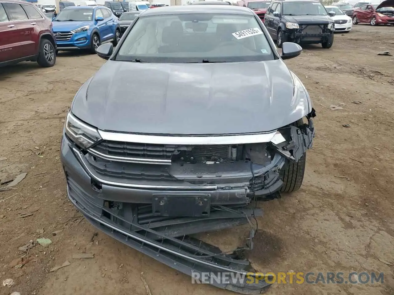 5 fotografías del automóvil dañado 3VW5M7BU2PM050809 VOLKSWAGEN JETTA 2023