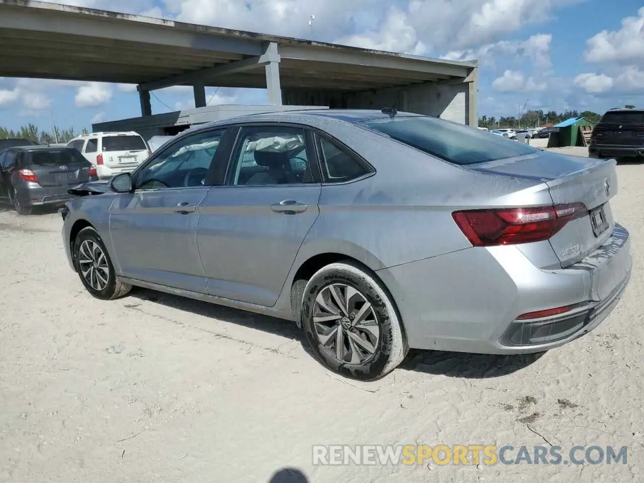 2 fotografías del automóvil dañado 3VW5M7BU3PM046512 VOLKSWAGEN JETTA 2023